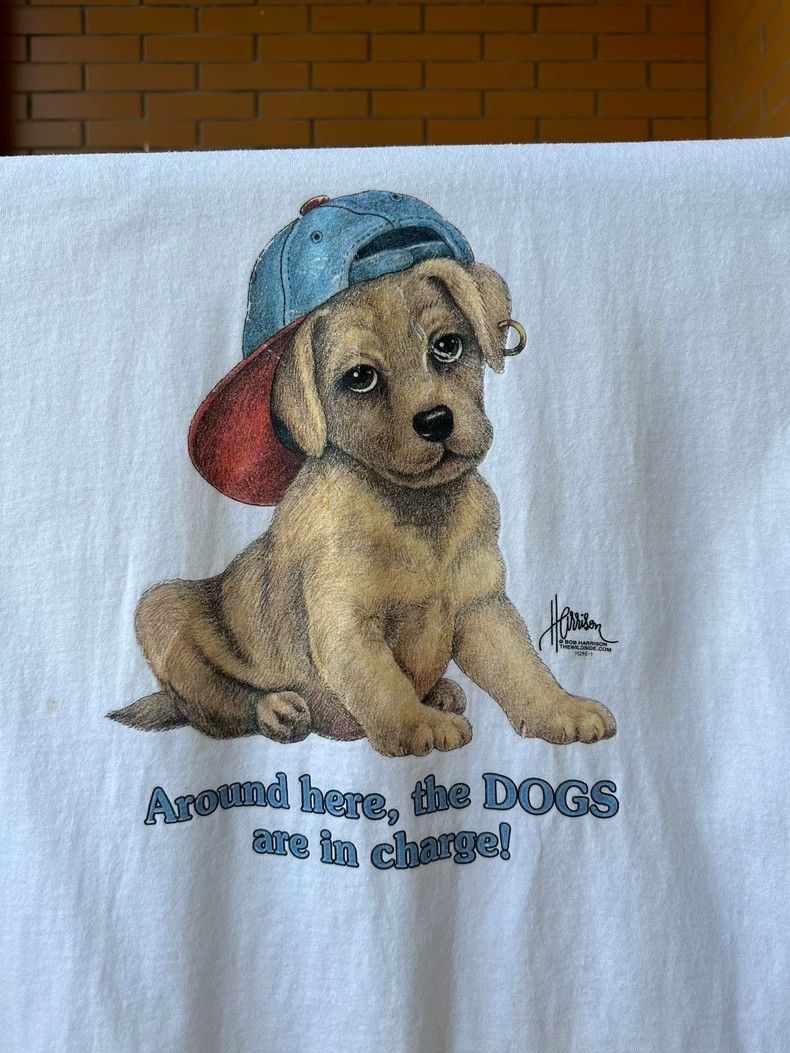 Vintage Vintage Tee 90s Cartoon Dogs 2505-Nextarrow Size US XL / EU 56 / 4 - 4 Thumbnail