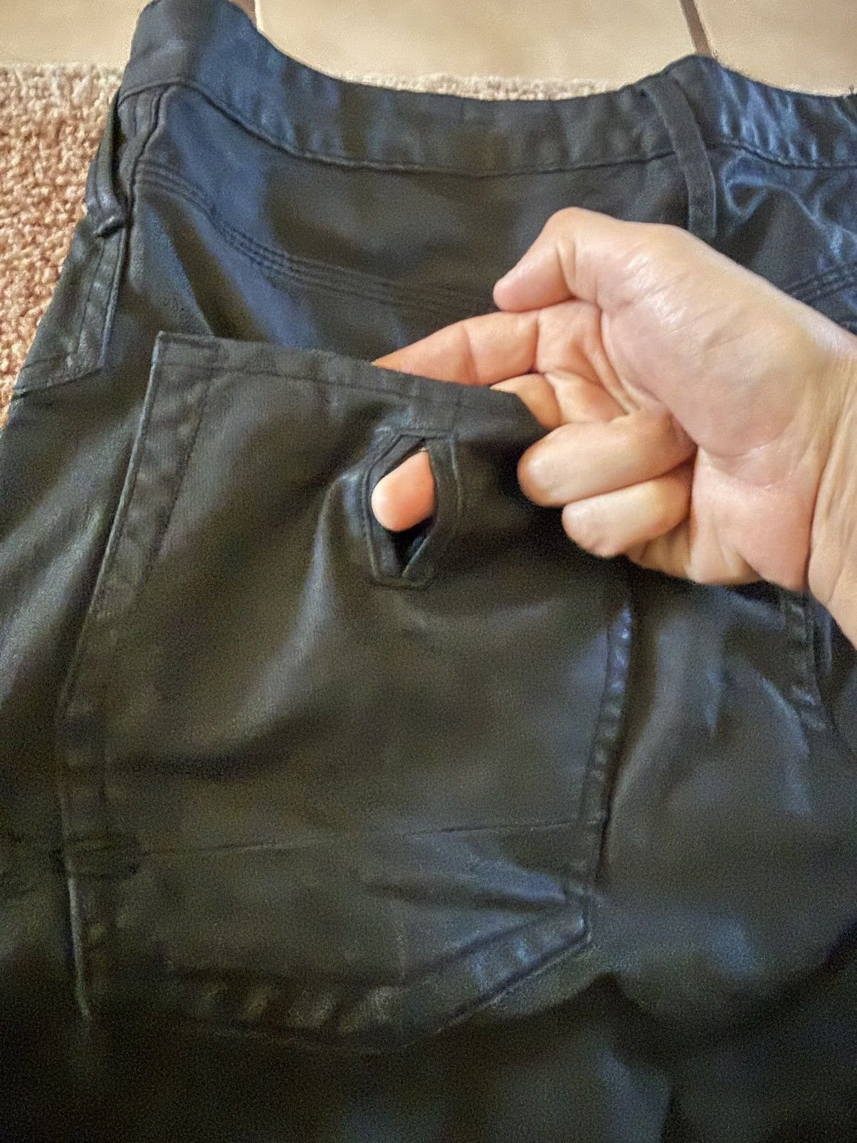 DENHAM DENHAM waxed denim jeans in black Size US 32 / EU 48 - 10 Thumbnail
