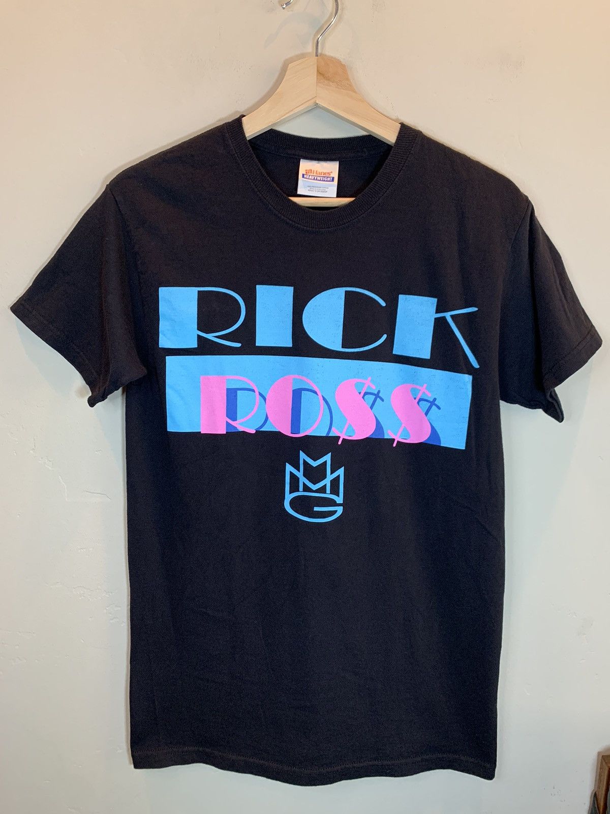 Band Tees × Rap Tees × Vintage RARE Vintage Rick Ross MMG Maybach Music Group Rap Tee Shirt Size US S / EU 44-46 / 1 - 1 Thumbnail