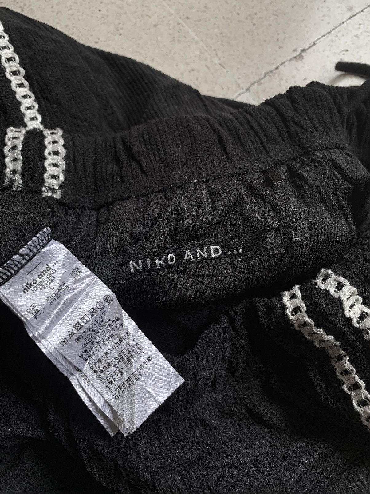 Japanese Brand Niko and wide baggy striped side corduroy Size US 32 / EU 48 - 7 Thumbnail