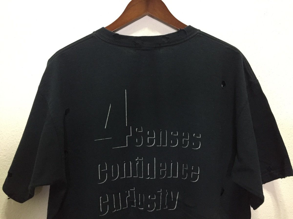 Mastermind Japan Distressed Mastermind Japan X 4SENSE Skull Damage Tee Size US L / EU 52-54 / 3 - 6 Thumbnail