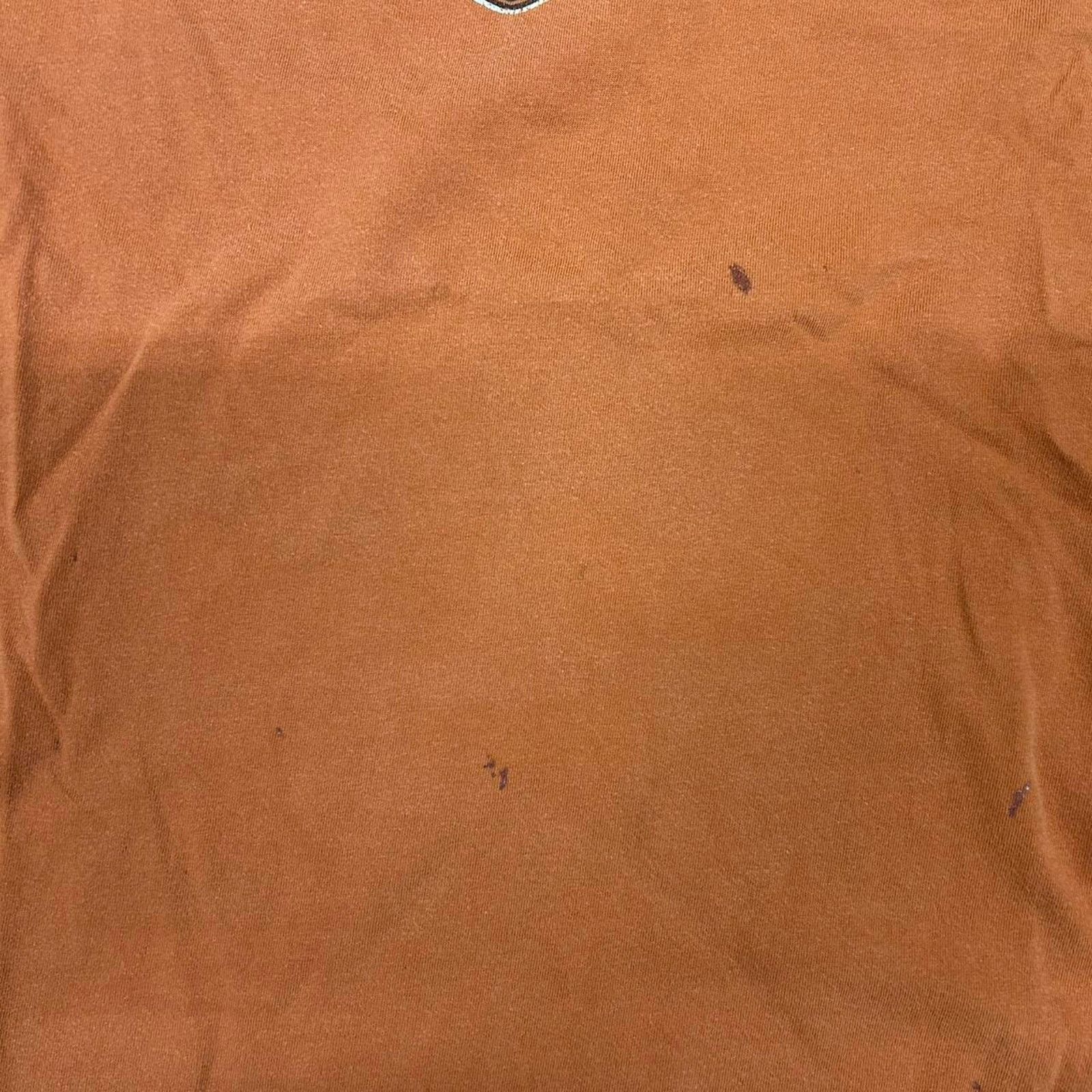 Harley Davidson Y2K Orange Harley Davidson long sleeve shirt Size US XXL / EU 58 / 5 - 3 Thumbnail