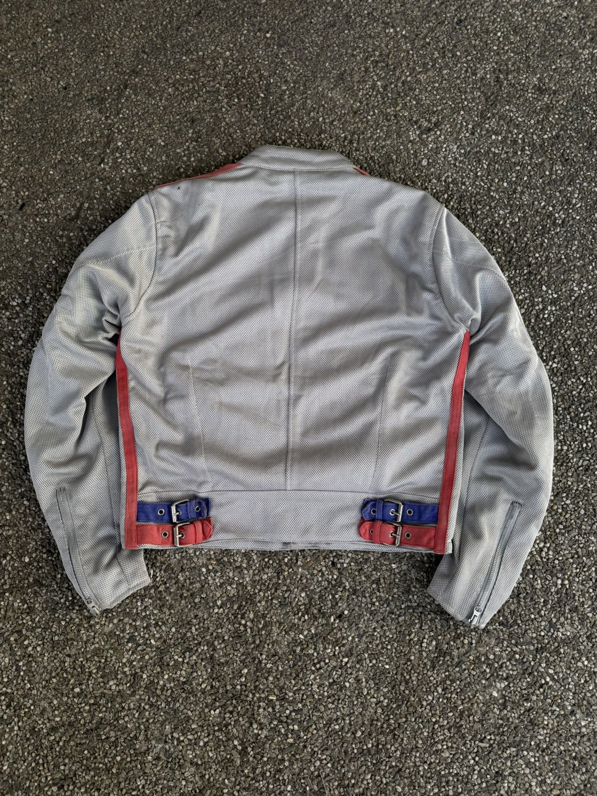 Kadoya 90's Kadoya K's Leather Silver Racing Jacket Size US M / EU 48-50 / 2 - 7 Thumbnail
