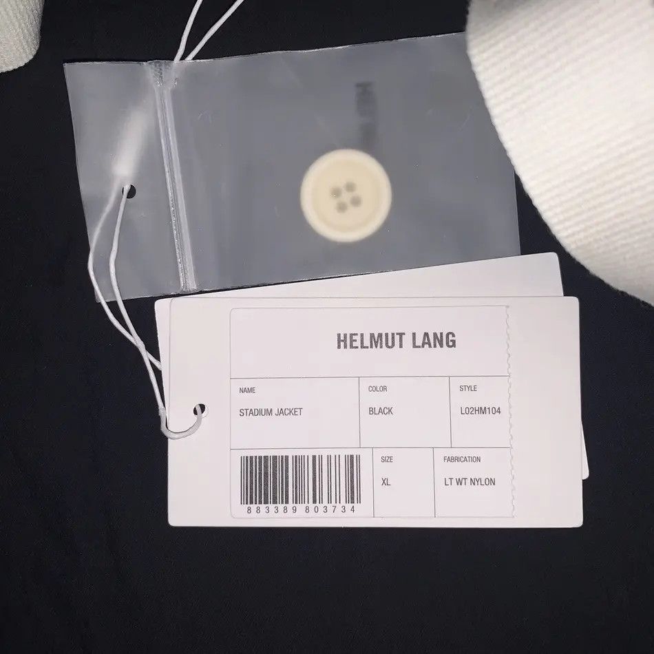 Helmut Lang Helmut Lang Stadium Jacket Black XL Size US XL / EU 56 / 4 - 9 Thumbnail