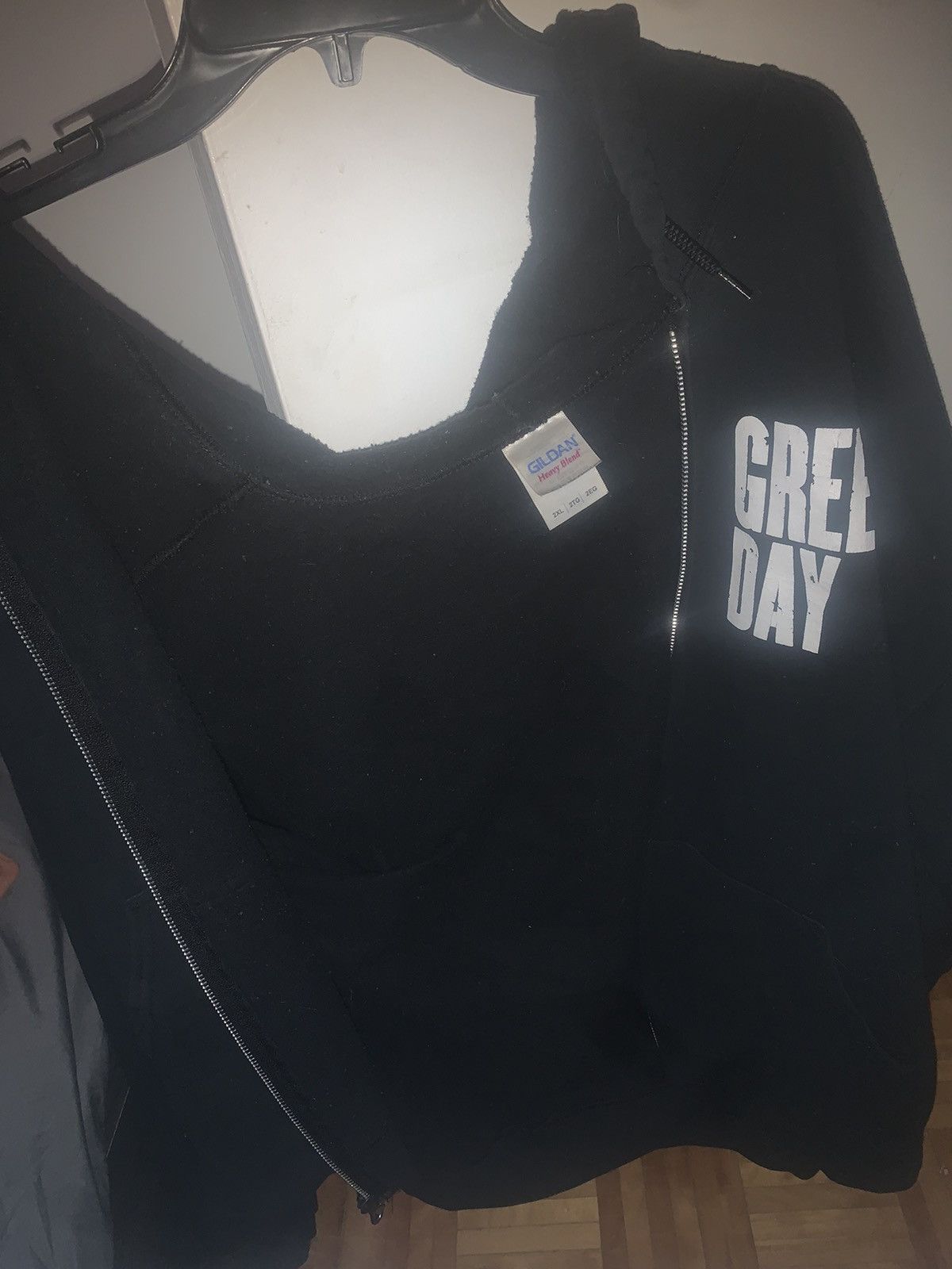 Band Tees × Vintage Green day zip up hoodie oversized Size US XXL / EU 58 / 5 - 5 Thumbnail