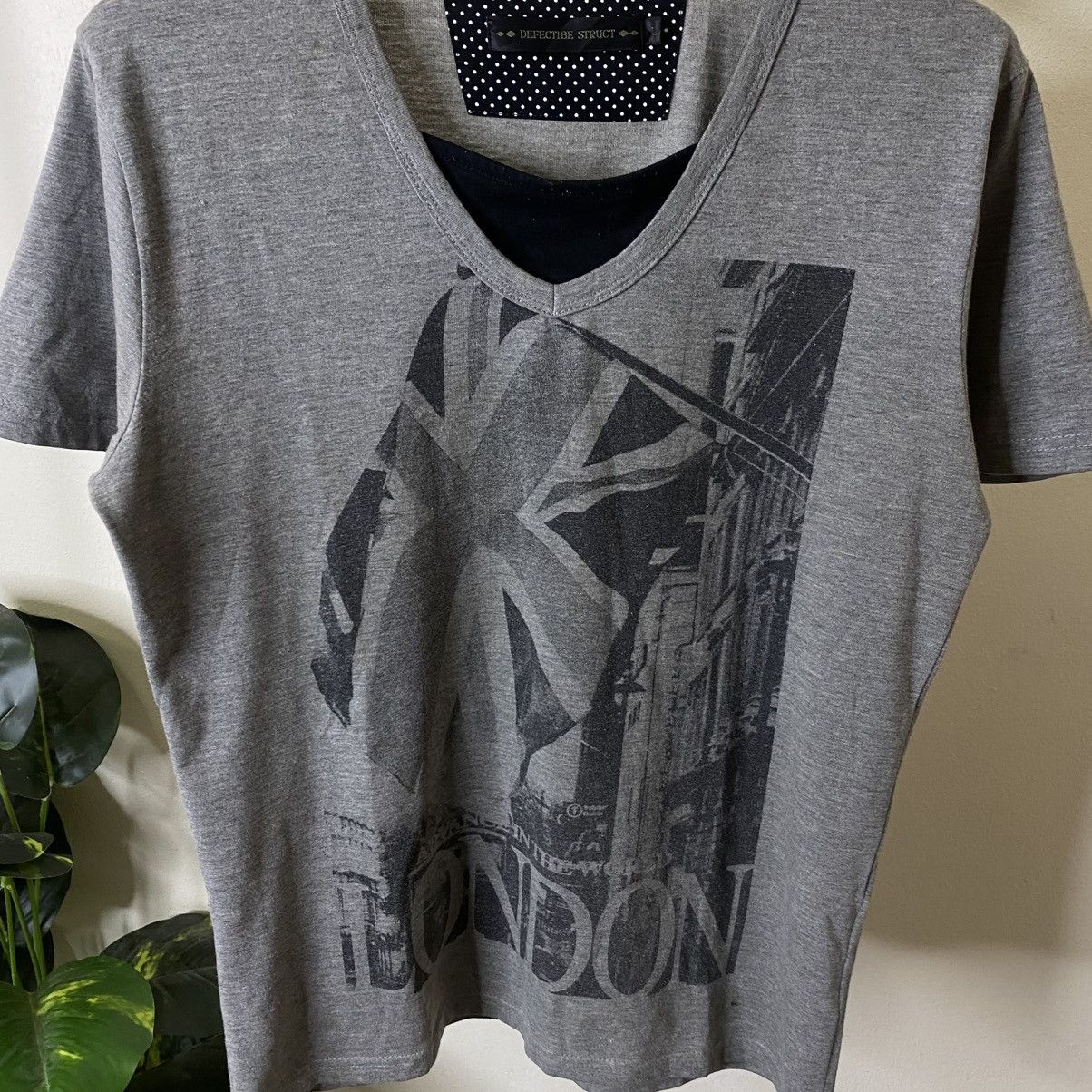 If Six Was Nine Union Jack Seditionaries Cyber Gothic Punk Double Layer Tee Size M / US 6-8 / IT 42-44 - 2 Thumbnail