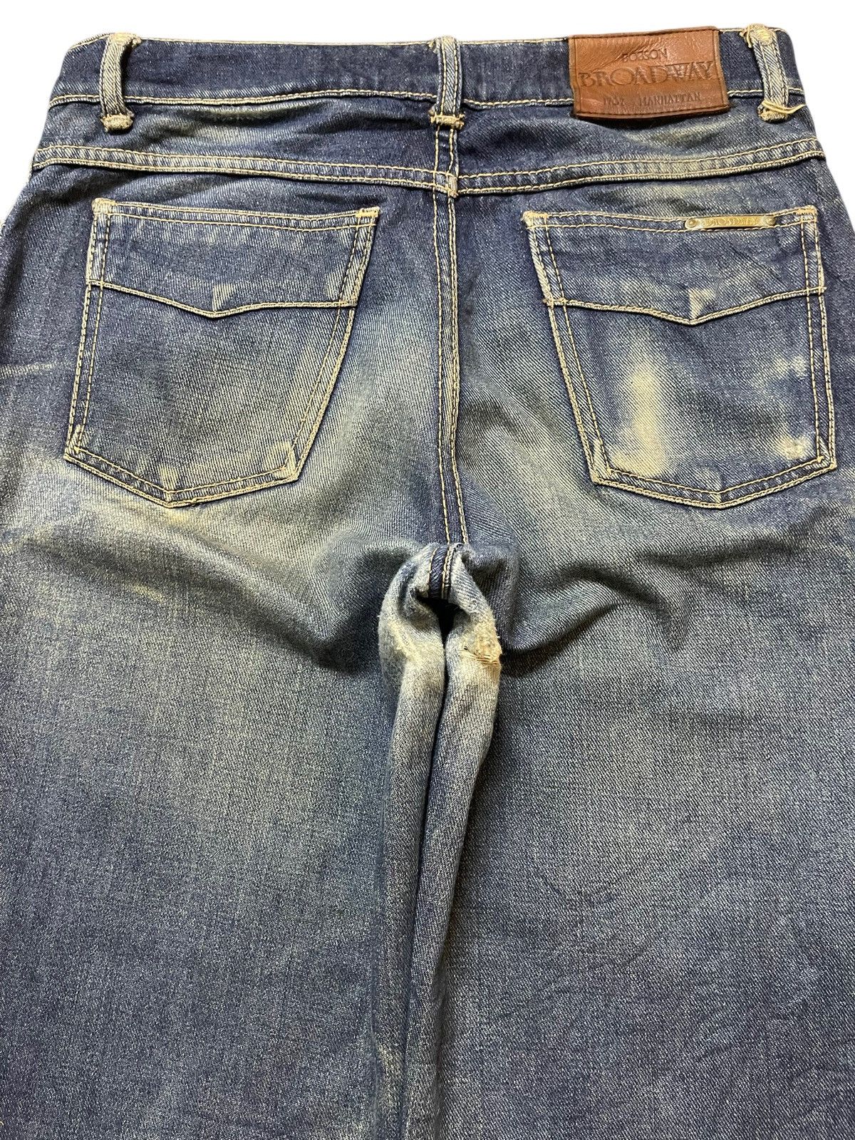Hysteric Glamour Vintage Japanese Brand Mud Wash Faded Bootcut Wide Leg Jeans Size US 30 / EU 46 - 5 Thumbnail