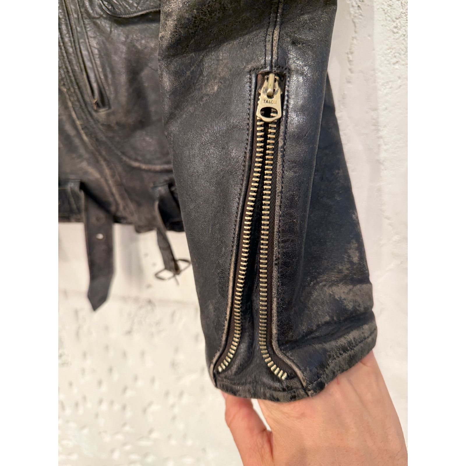 Sears Vintage 1950's Sears Hercules D Pocket Leather Moto Jacket Size US M / EU 48-50 / 2 - 5 Thumbnail