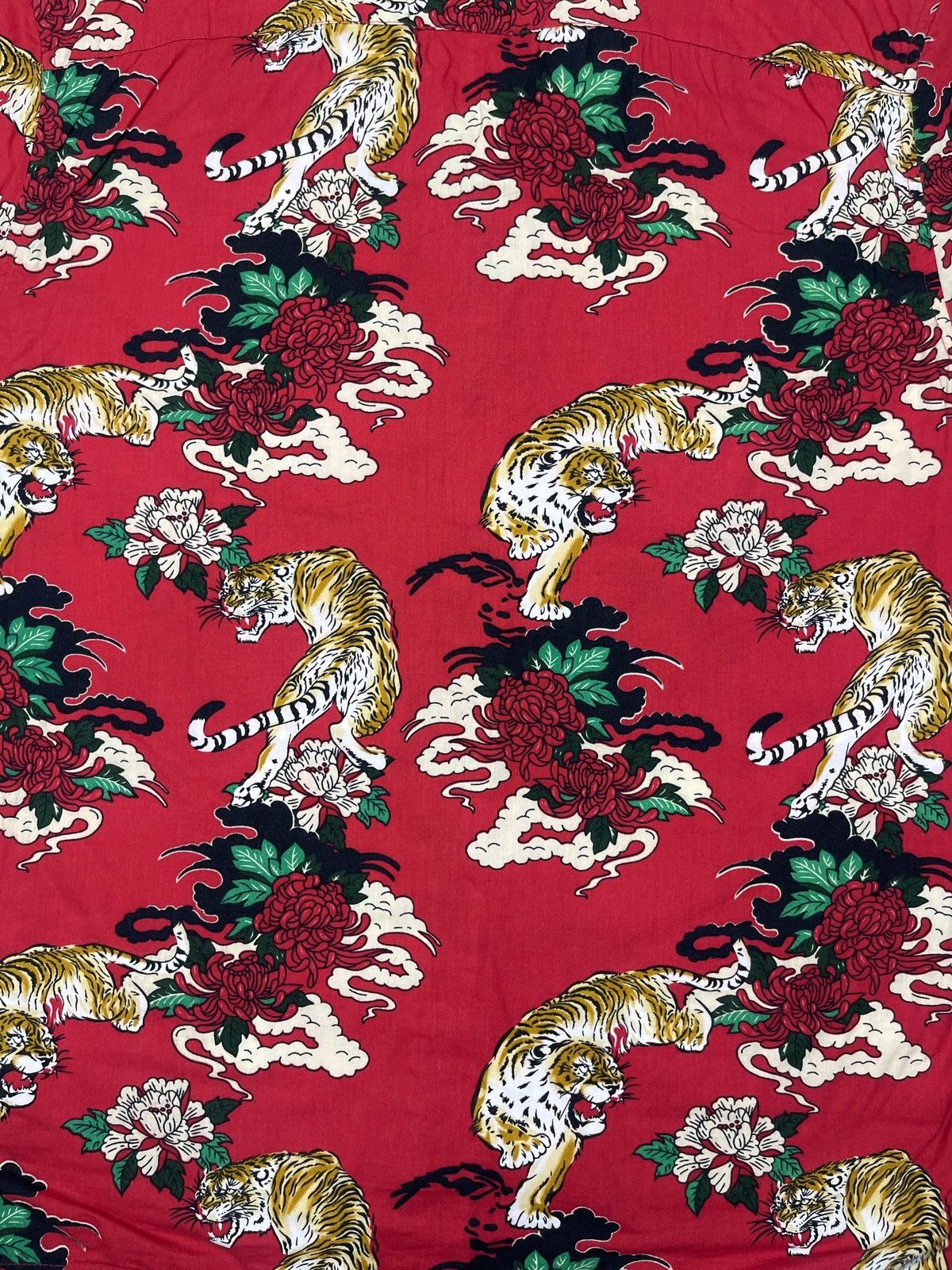 Other Mens Maison Cinqcent Japanese Style Shirt Tiger Full Print Size US L / EU 52-54 / 3 - 6 Thumbnail