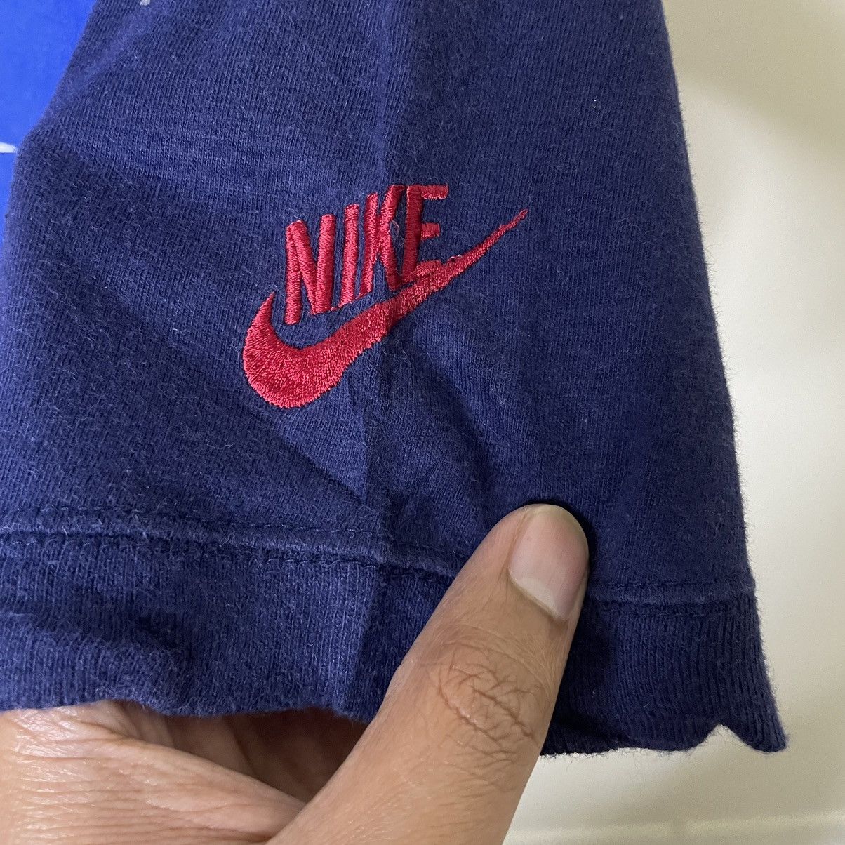 Nike × Vintage Vintage 1990s Nike Air Big Logo T Shirt Size US M / EU 48-50 / 2 - 5 Thumbnail