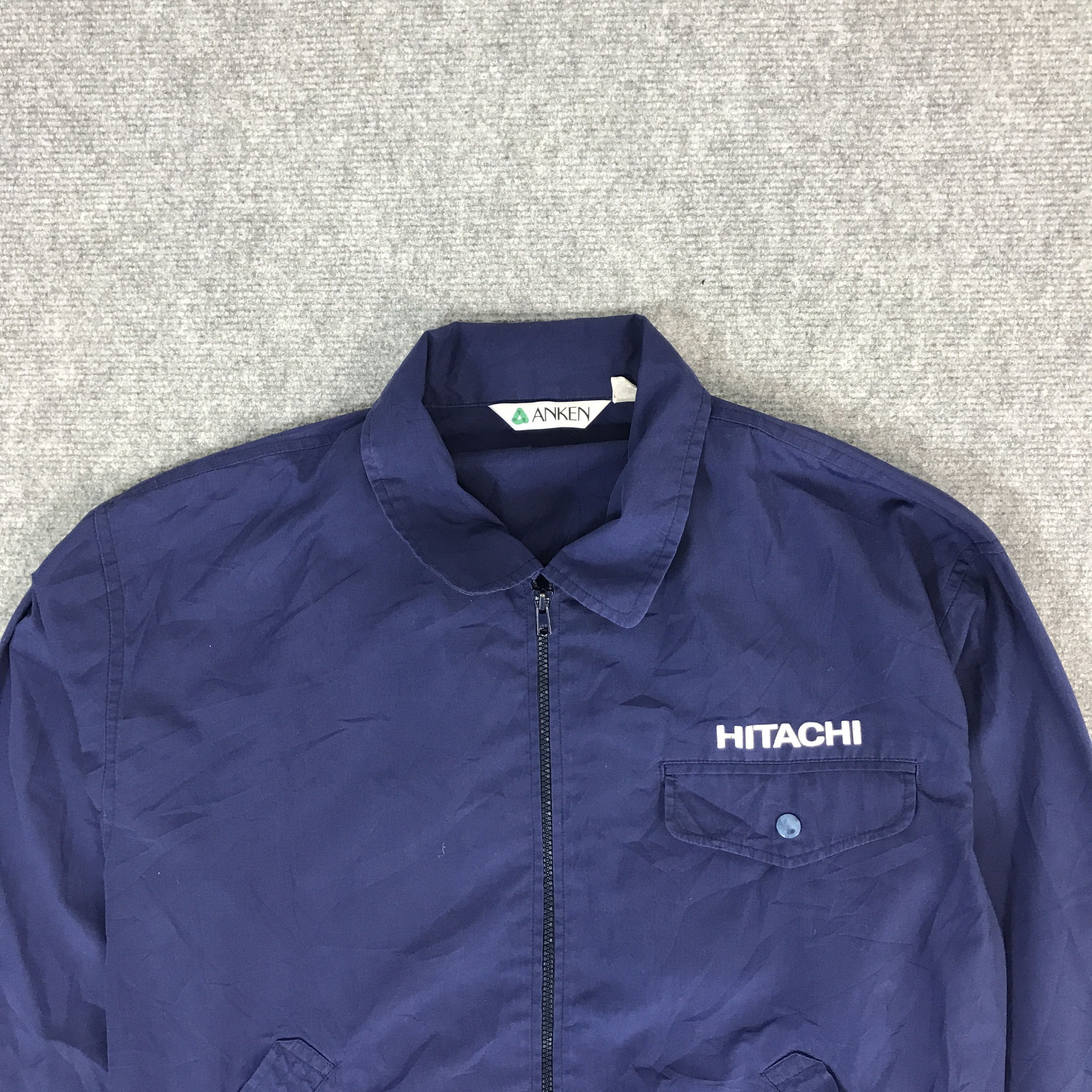 Japanese Brand VTG 90s HITACHI JAPAN BUIL CARE INDIGO JACKET Size US L / EU 52-54 / 3 - 3 Thumbnail