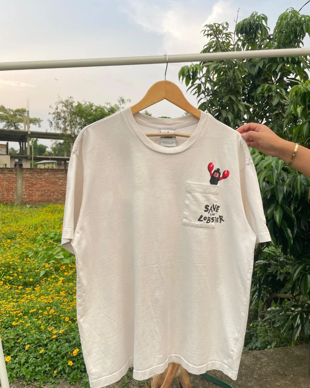 Adidas Adidas Save the lobster tshirt Size US S / EU 44-46 / 1 - 4 Thumbnail