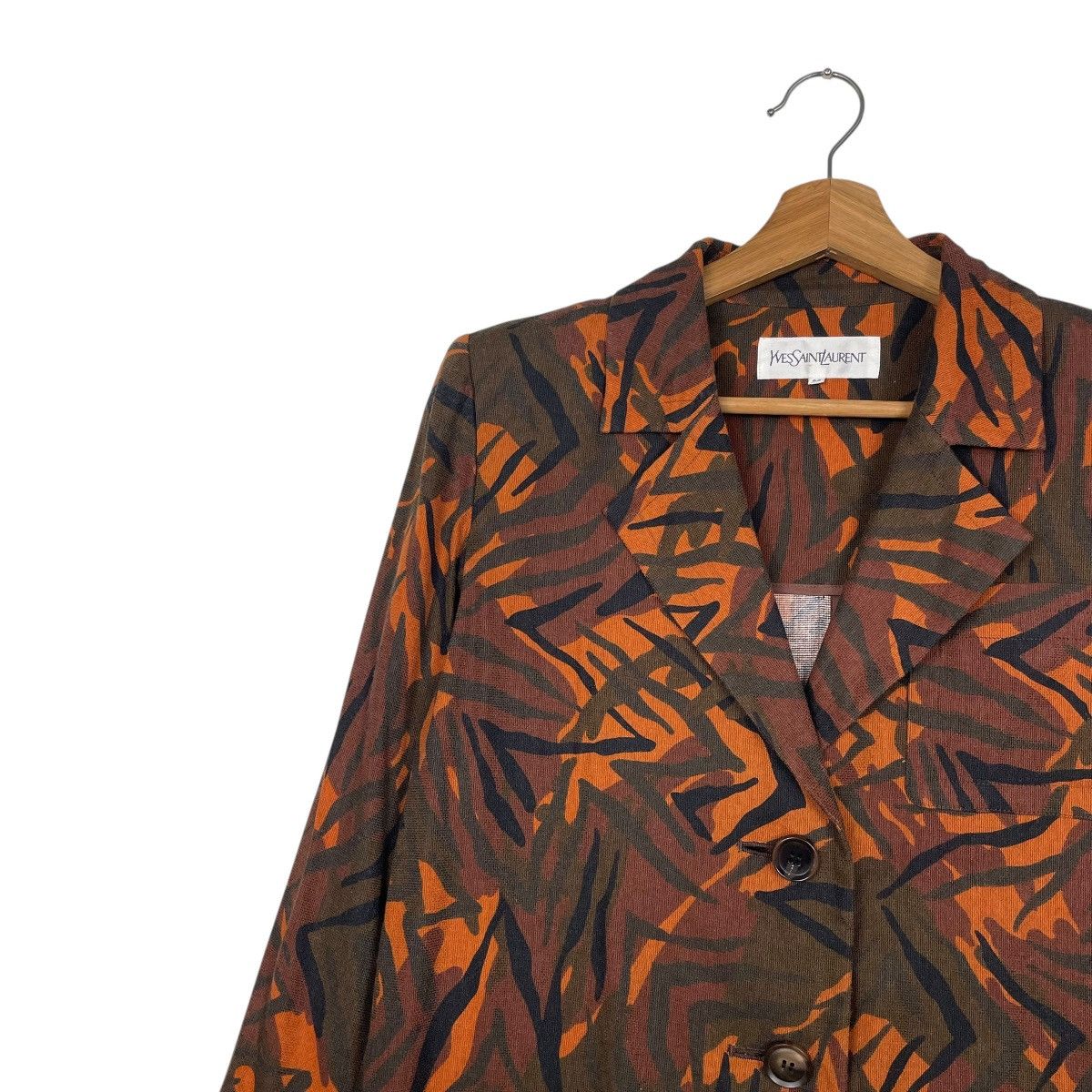 Yves Saint Laurent Yves Saint Laurent Abstract Design Jacket Size XS / US 0-2 / IT 36-38 - 6 Thumbnail