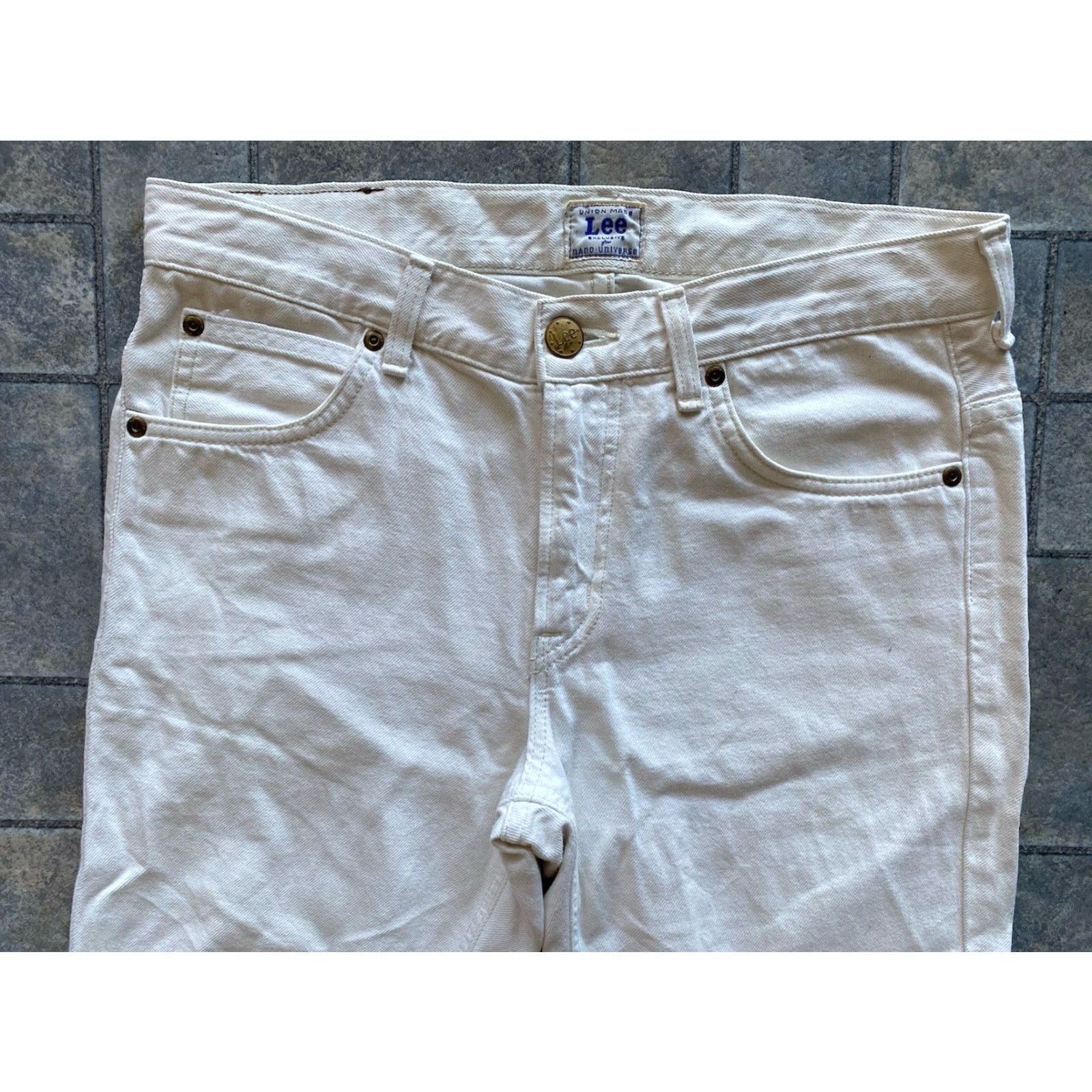 Lee Union Made Lee Pants For Nano Universe White M Women’s Size 32" / US 10 / IT 46 - 6 Thumbnail