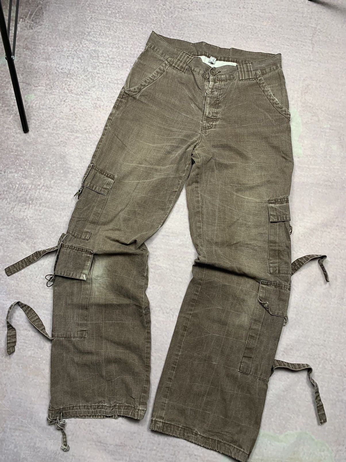 Japanese Brand × Seditionaries Junye jeans tactical multipocket utility bondage cargo pants Size US 32 / EU 48 - 2 Thumbnail