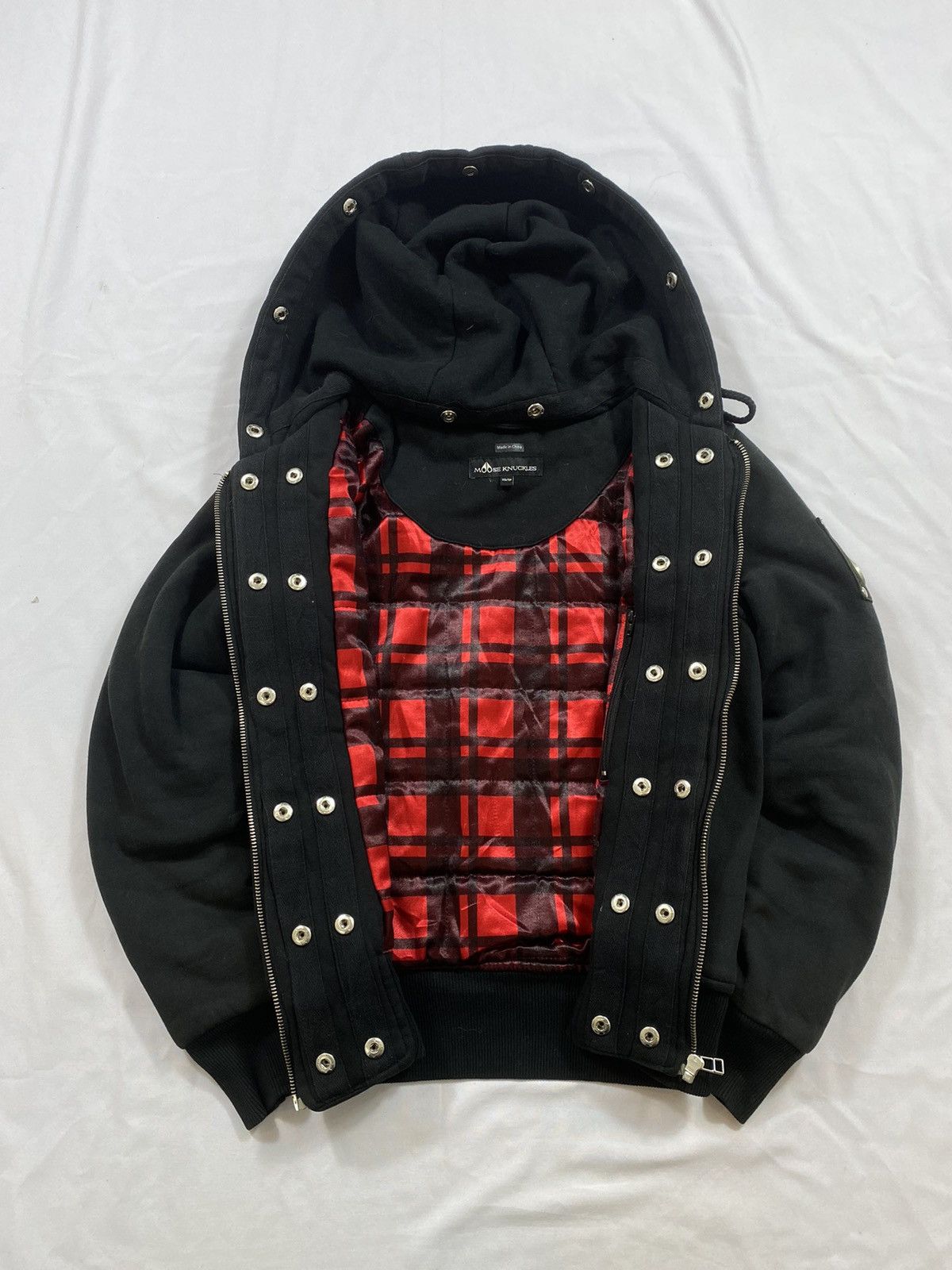 Moose Knuckles Japanese Moose Knuckles Zip Fur Hoodie ifsix lgb style Size US S / EU 44-46 / 1 - 12 Thumbnail