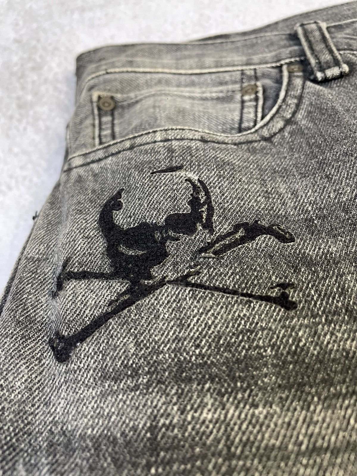 Undercover Undercover AW05 Skull Boro Denim Size US 31 - 3 Thumbnail