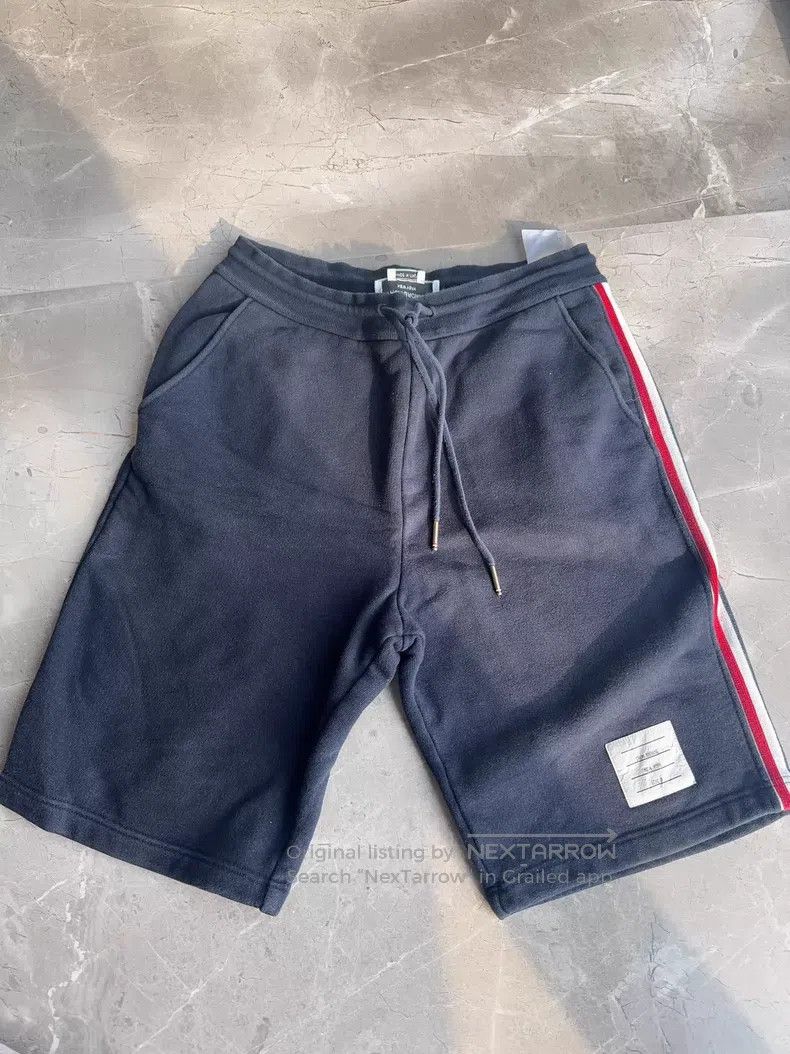 Thom Browne Thom Browne size 0 Dark Blue Sport Shorts, Cotton Size US 29 - 1 Thumbnail