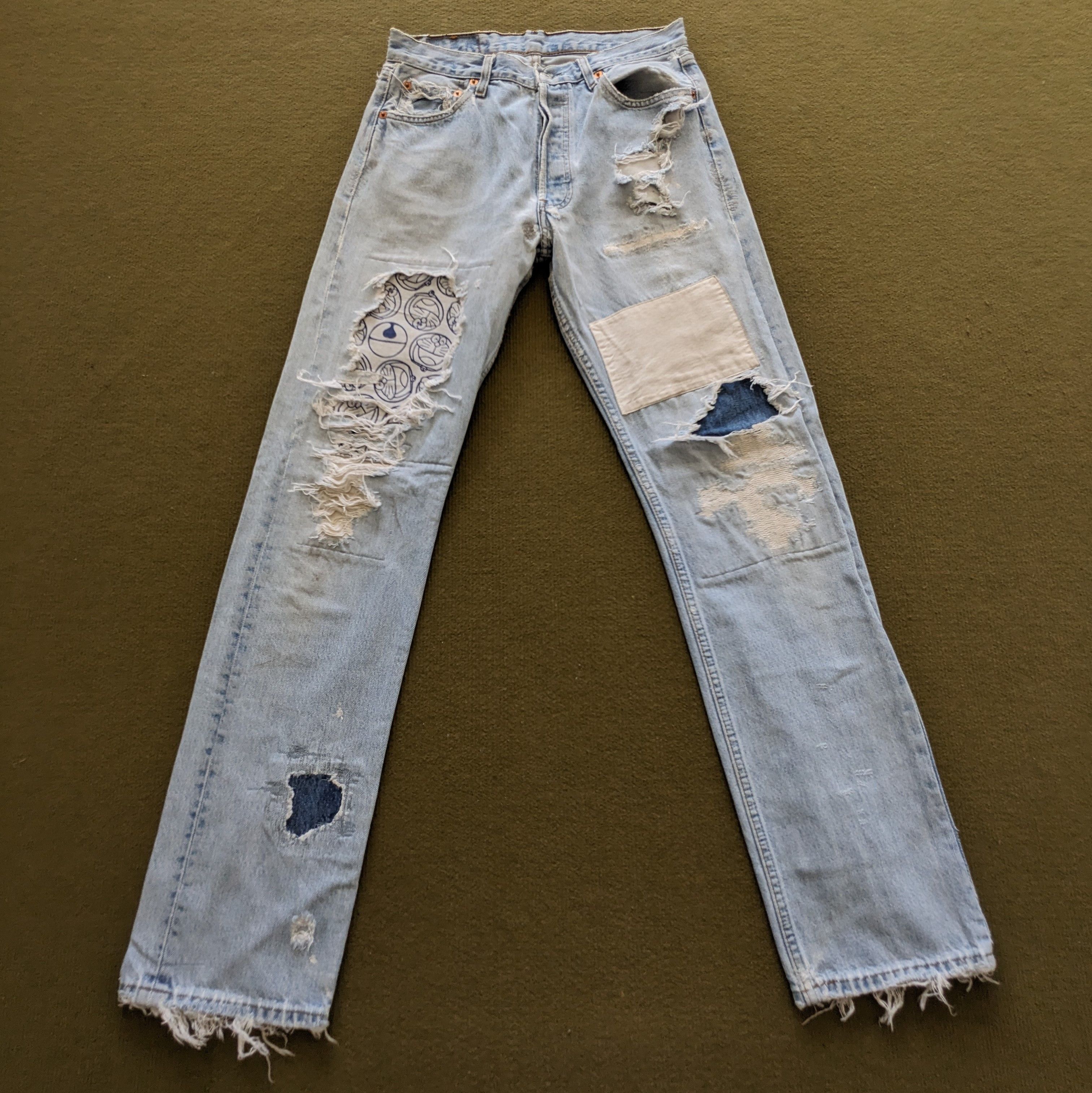 Levi's Vintage Clothing Vintage Levi's Strauss. Co Distressed Denim Jeans Size US 28 / EU 44 - 1 Thumbnail