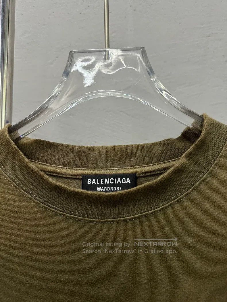 Balenciaga Balenciaga Military Green Coke Embroidered Short Sleeve Size US M / EU 48-50 / 2 - 4 Thumbnail