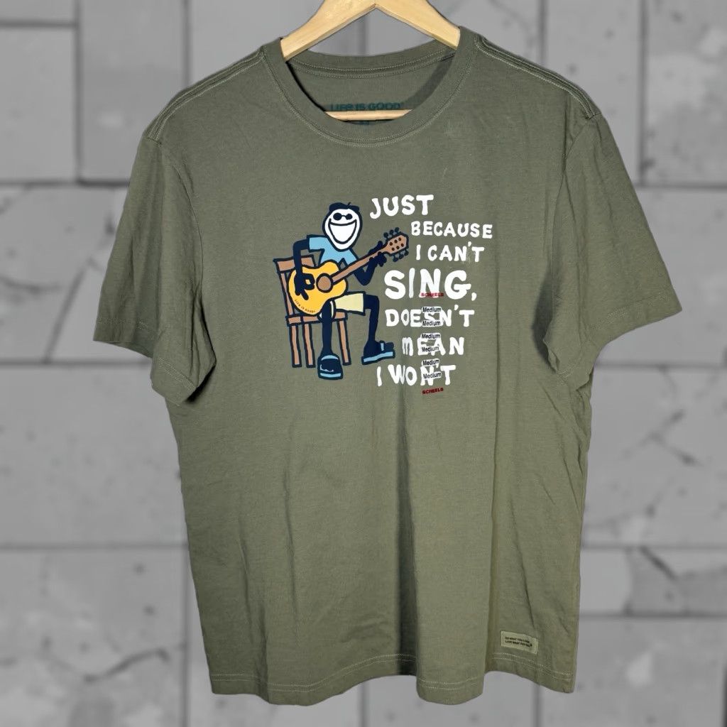 Life is Good NWT Life Is Good Green Graphic Tee Mens M Size Graphic Tee Size US M / EU 48-50 / 2 - 1 Thumbnail
