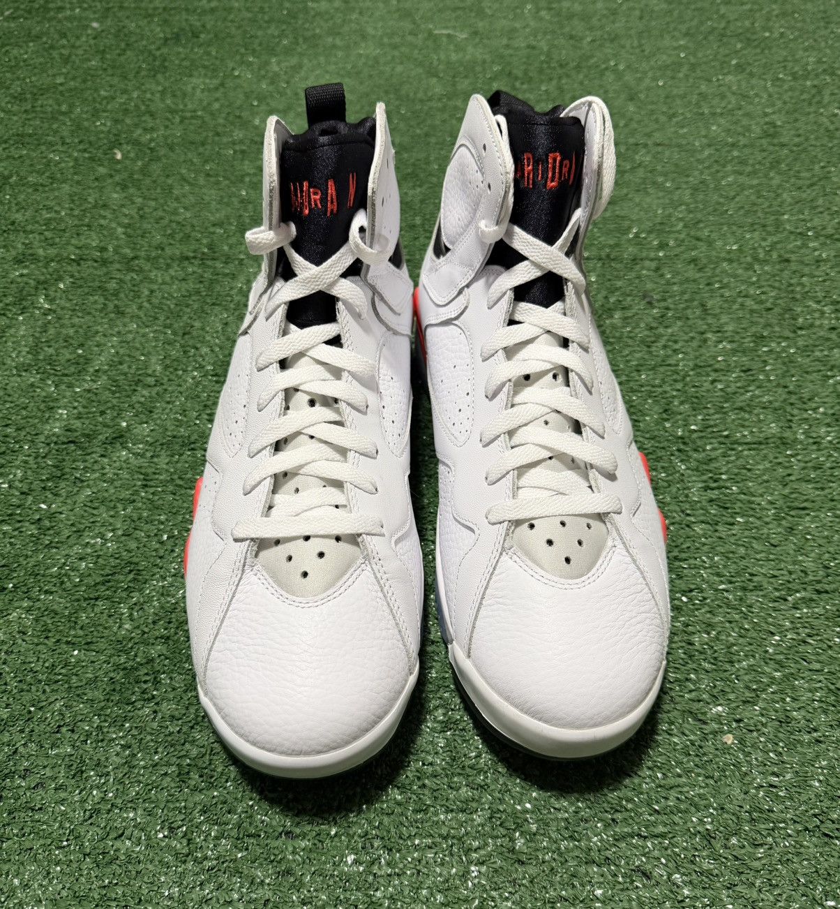 Jordan Brand Air Jordan 7 Retro Mens 11.5 White Infrared Retro Sneakers Size US 11.5 / EU 44-45 - 2 Thumbnail