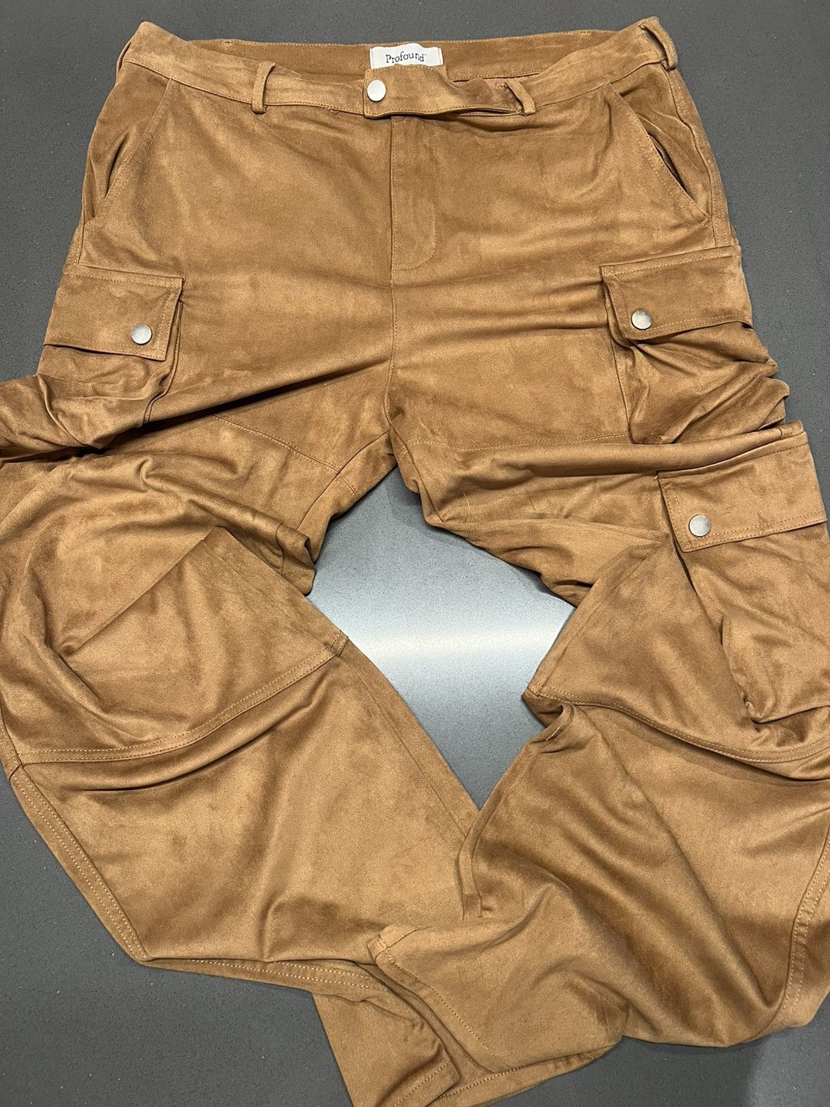 Profound Aesthetic Profound suede cargos Size US 34 / EU 50 - 1 Thumbnail