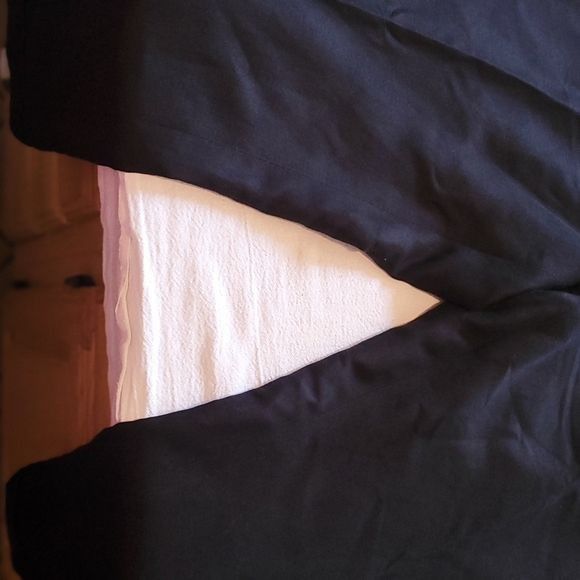 Ann Taylor Ann Taylor Loft Black Linen Lined Sz. 10 Pants Size 32" / US 10 / IT 46 - 5 Thumbnail