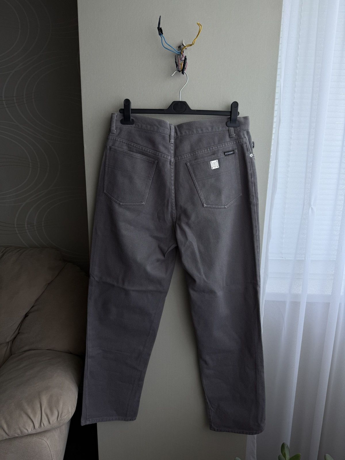 Vintage 🔥VINTAGE YSL BAGGY BIG LOGO JEANS YVES SAINT LAURENT PANTS Size US 36 / EU 52 - 10 Thumbnail
