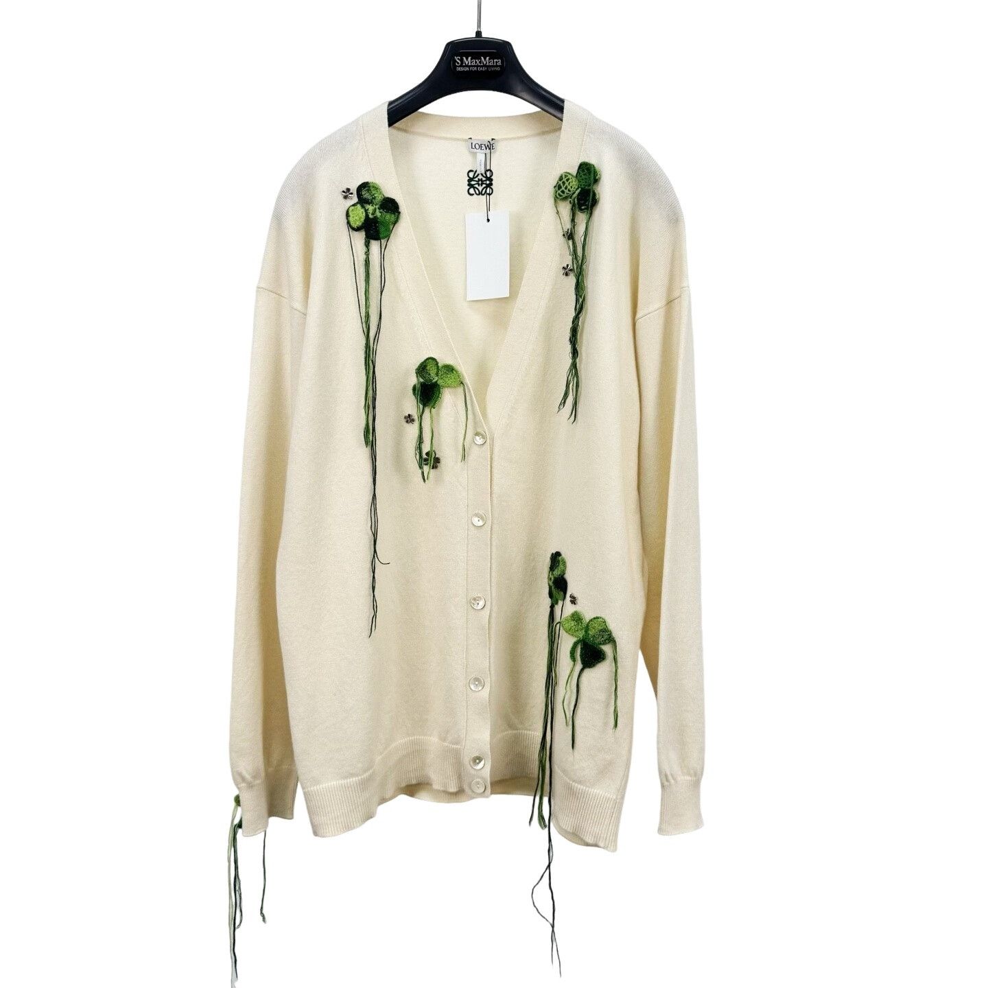 Loewe Loewe Clover Embroidered Cardigan Size L Size US L / EU 52-54 / 3 - 1 Thumbnail