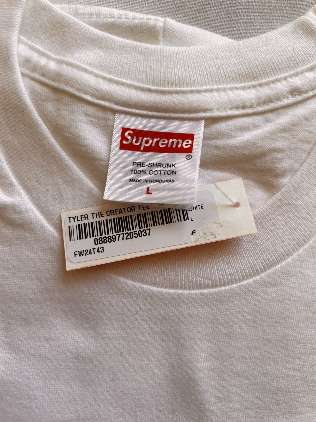 Supreme L Supreme Tyler the Creator Photo Tee White t-shirt rap merc Size US L / EU 52-54 / 3 - 19 Thumbnail