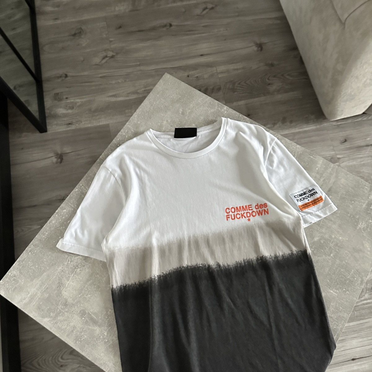 Comme Des Fuck Down Washed Comme des Fuckdown stripes tee Italy hype og yk cdf Size US M / EU 48-50 / 2 - 3 Thumbnail