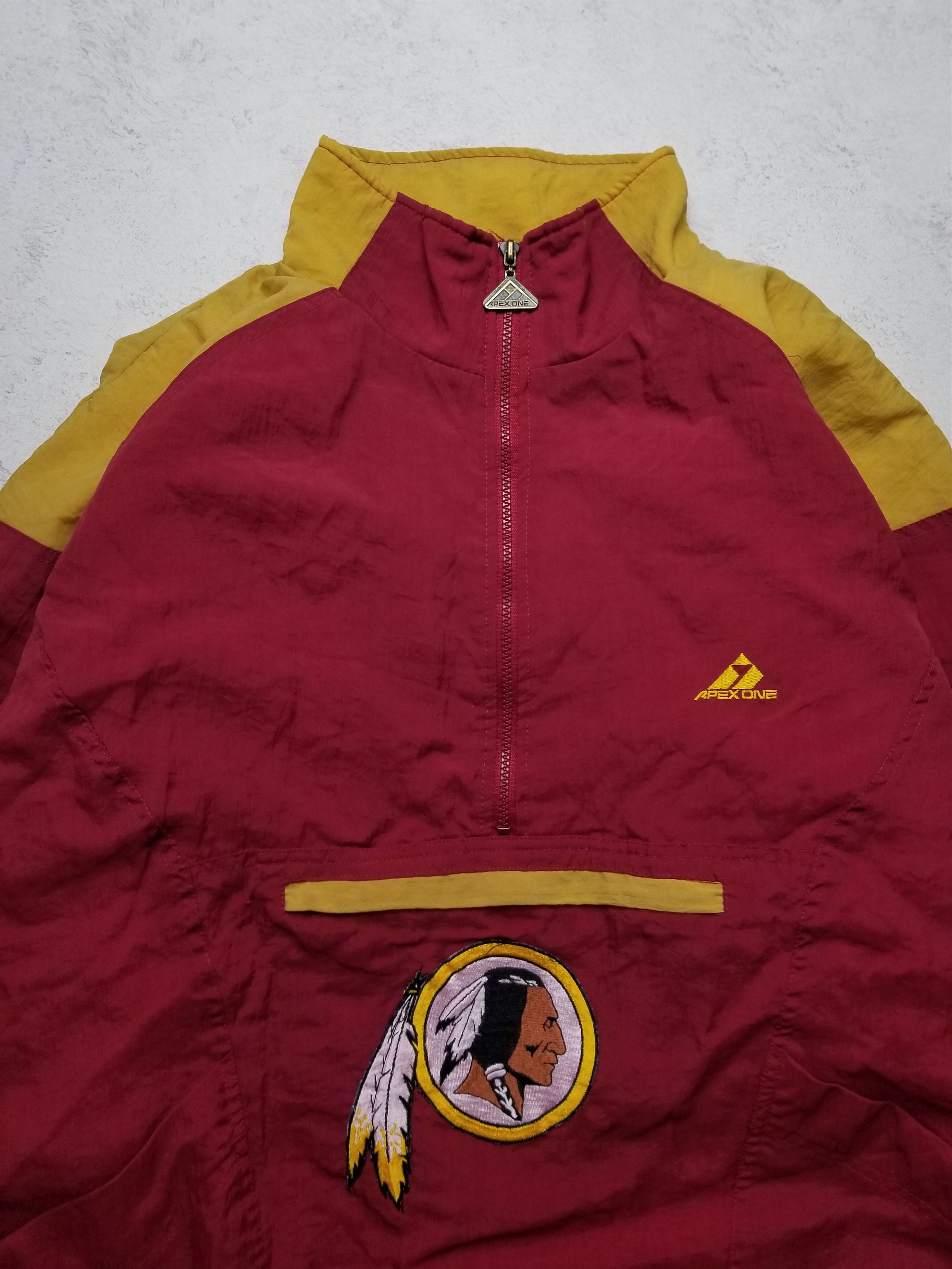 Apex Apex Washington Redskins 1/2 Zip Windbreaker Anorak Jacket Size US XL / EU 56 / 4 - 16 Thumbnail