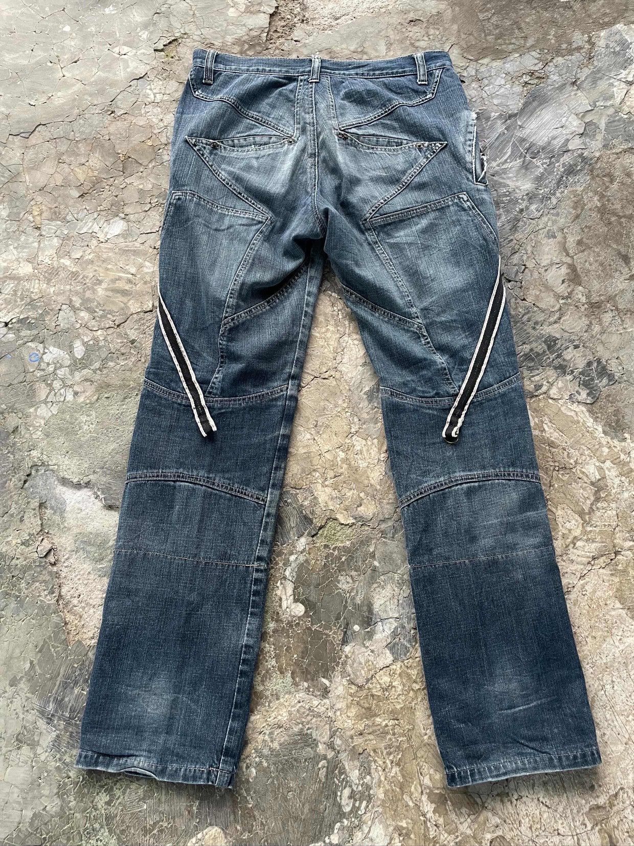 PPFM Rare Archive PPFM In Sleepy London Town Distressed Denim Size US 34 / EU 50 - 7 Thumbnail