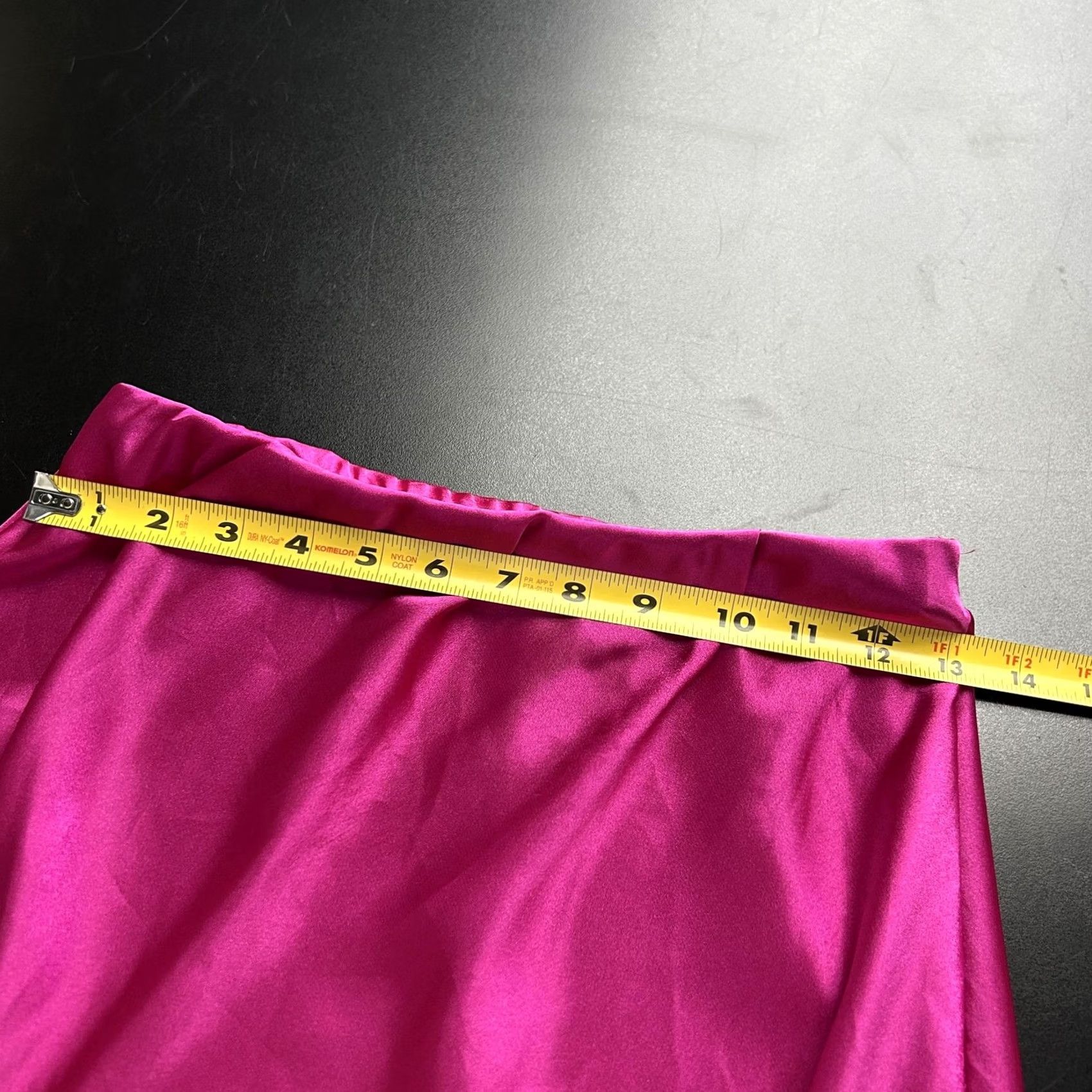 Nicole Miller Nicole Miller New York Skirt Womens XS Pink Satin Midi Pencil Size 26" / US 2 / IT 38 - 4 Thumbnail