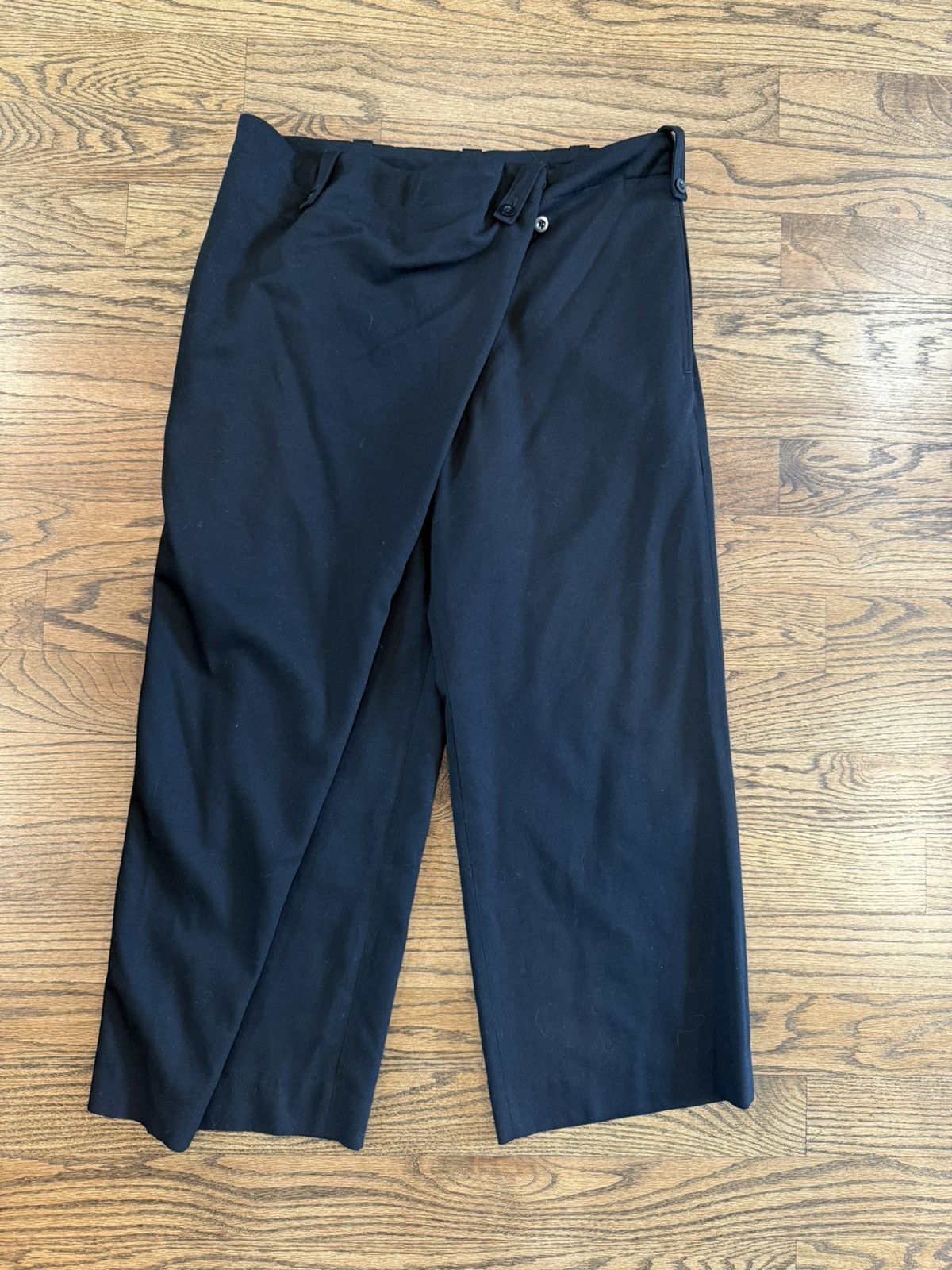 Yohji Yamamoto Yohji Yamamoto Pour Homme AW10 Long Military Wrap Pants Size US 35 - 3 Thumbnail