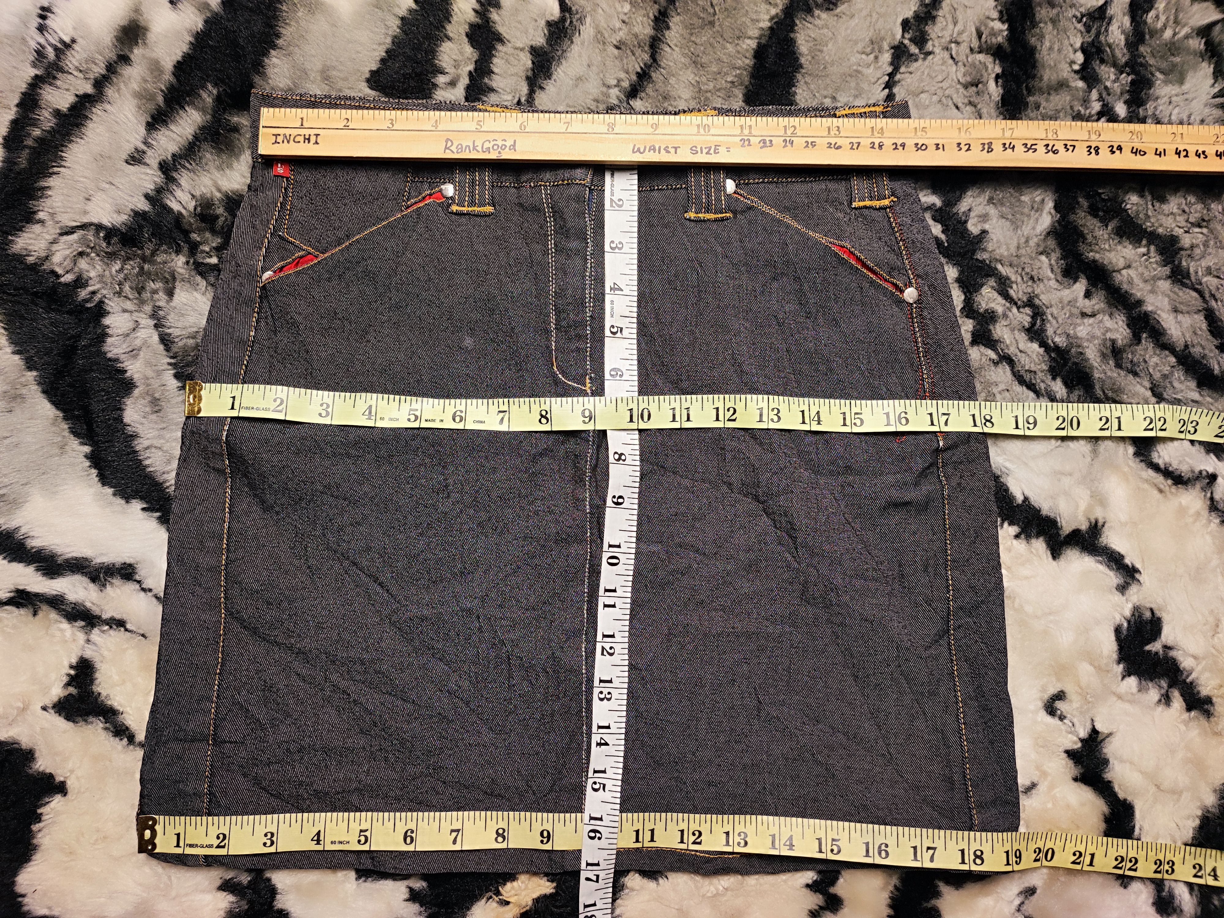 Levi's Archive 2000 Levi's Engineered Skirt Jeans 3D Twisted Seams Size 29" - 3 Thumbnail