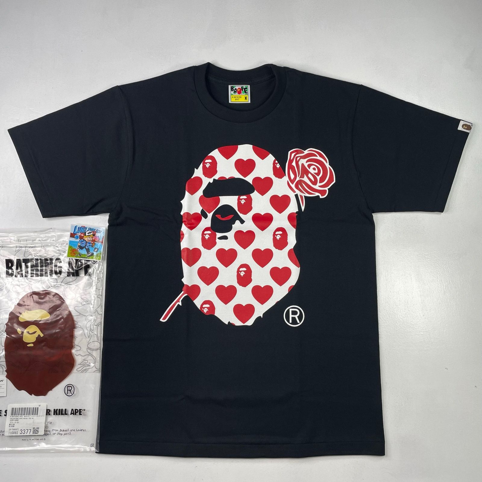 Bape BAPE Valentine Ape Head Exclusive Tee SS24 Size US M / EU 48-50 / 2 - 1 Thumbnail