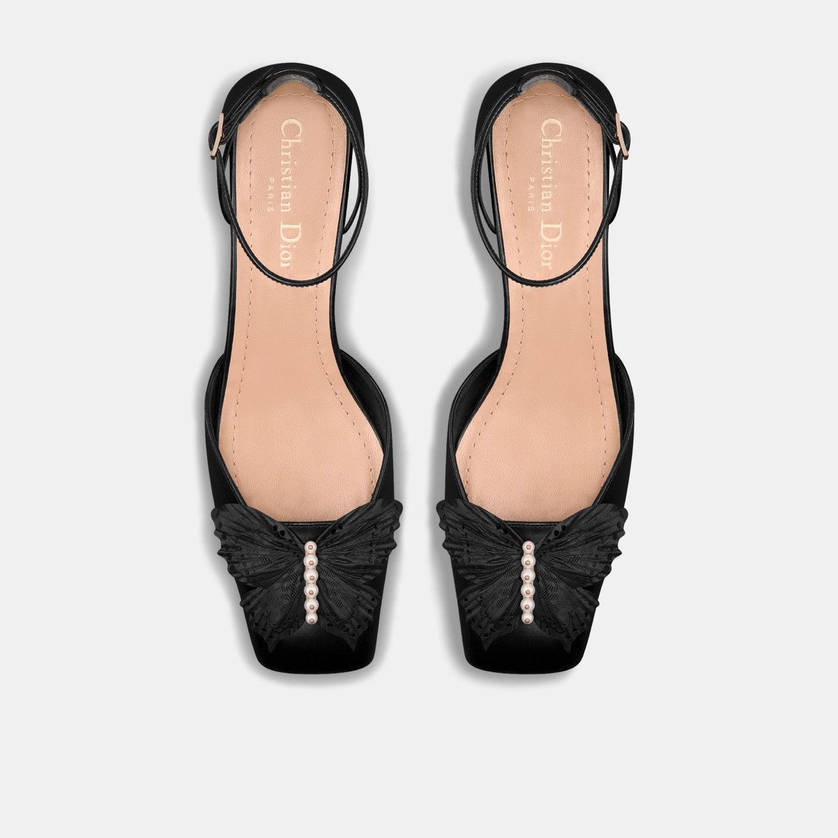 Dior o1bcso1str0225 Tale Pump in Black Size US 7 / IT 37 - 4 Thumbnail