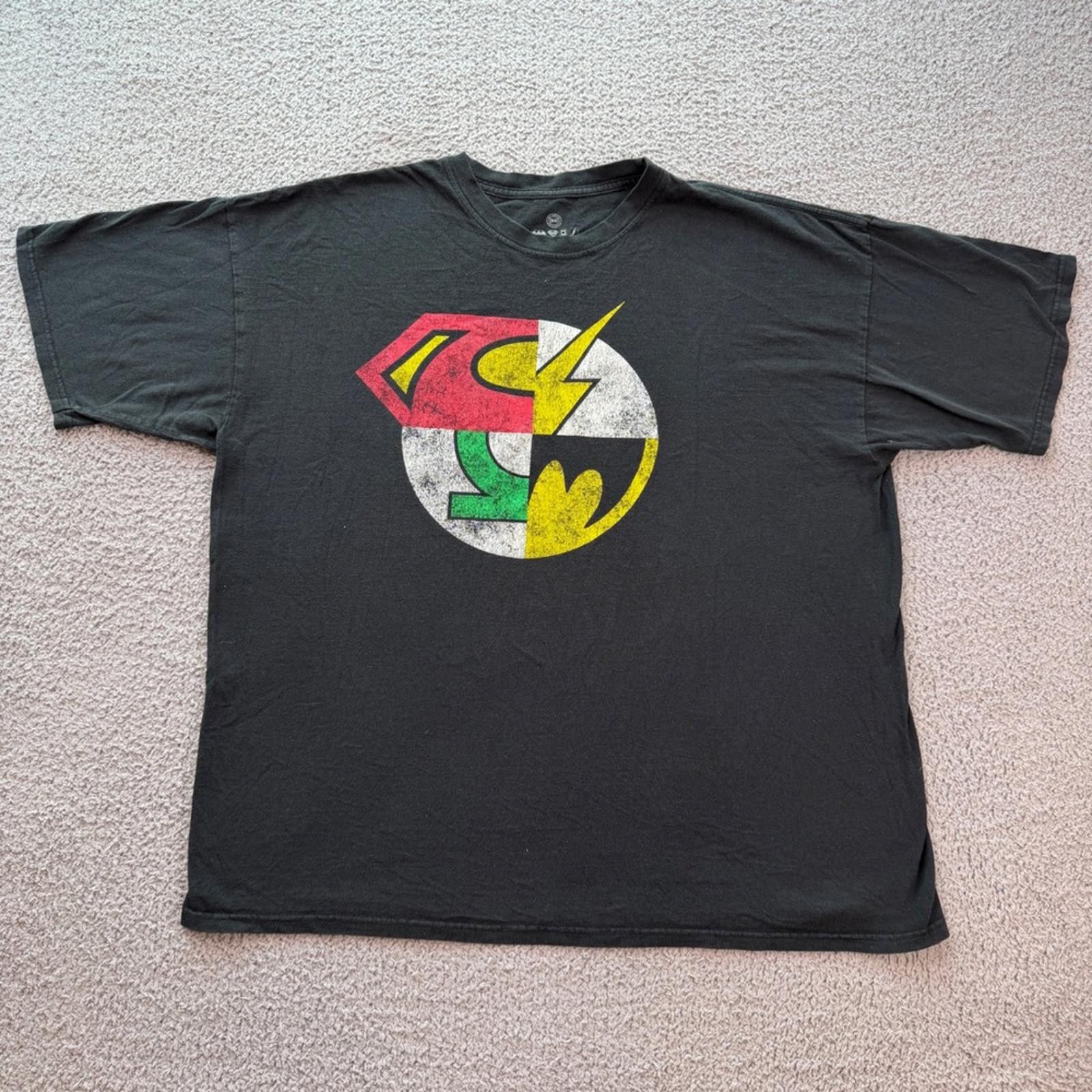 DC Comics DC Comics Originals Justice League T Shirt Black XXL Size US XXL / EU 58 / 5 - 1 Thumbnail