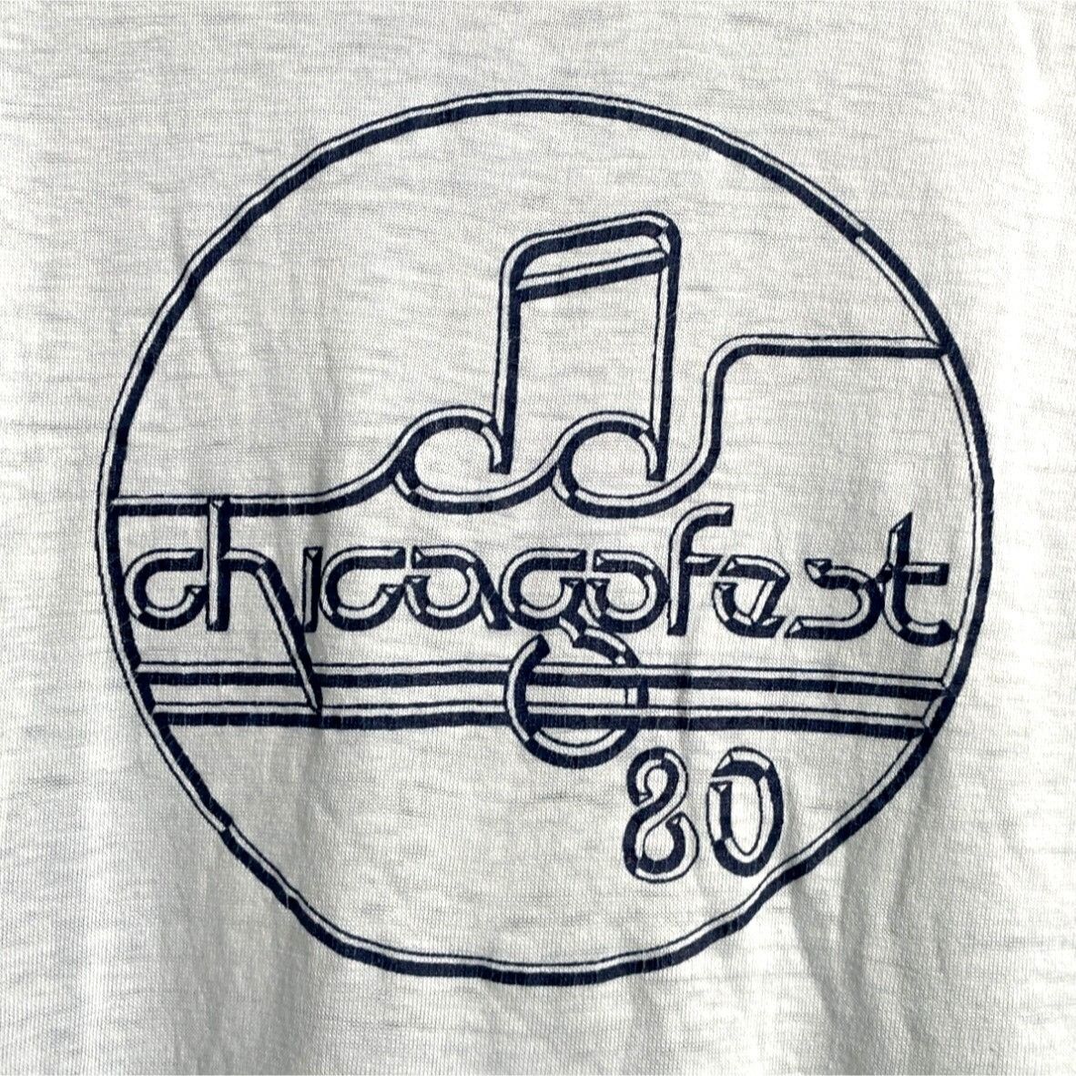 Vintage RARE Vintage 1980 Chicago Fest 80 T-Shirt Size L Large LG li Size US L / EU 52-54 / 3 - 3 Thumbnail