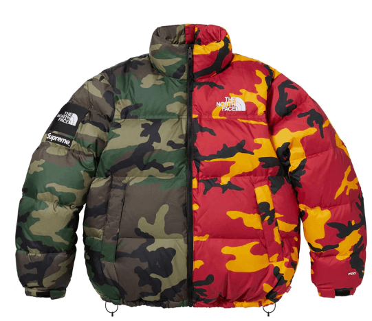 Supreme Supreme®/The North Face® Split Nuptse Jacket | Grailed