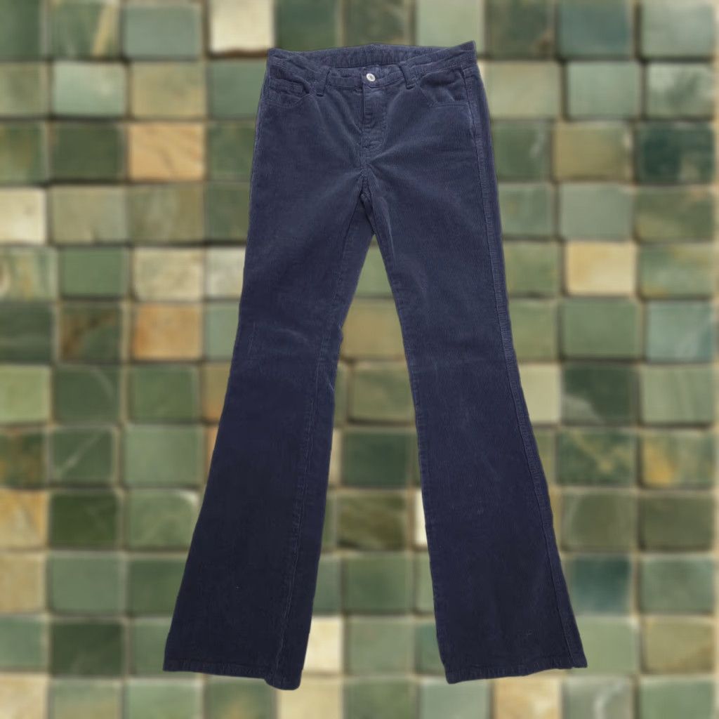Brandy Melville Brandy Melville Jeans Flared 5-Pocket Dark Blue 28 in Inseam 31 in Small Size S Women City Vintage No Size 28" / US 6 / IT 42 - 1 Thumbnail