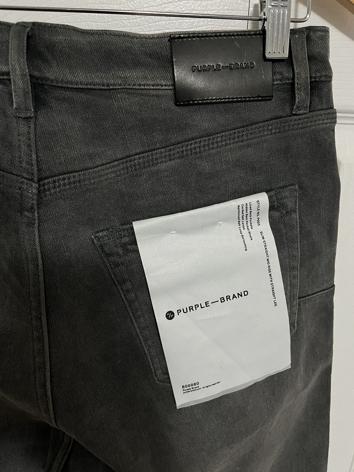 Purple Brand Purple P005 Dark Grey Denim Size US 32 / EU 48 - 6 Thumbnail