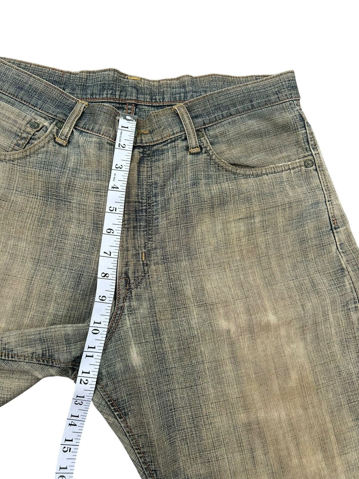 Kapital Vintage Edwin 505ZX Selvedge Sunfaded Rusty Dirty Denim Jean Size US 34 / EU 50 - 21 Thumbnail
