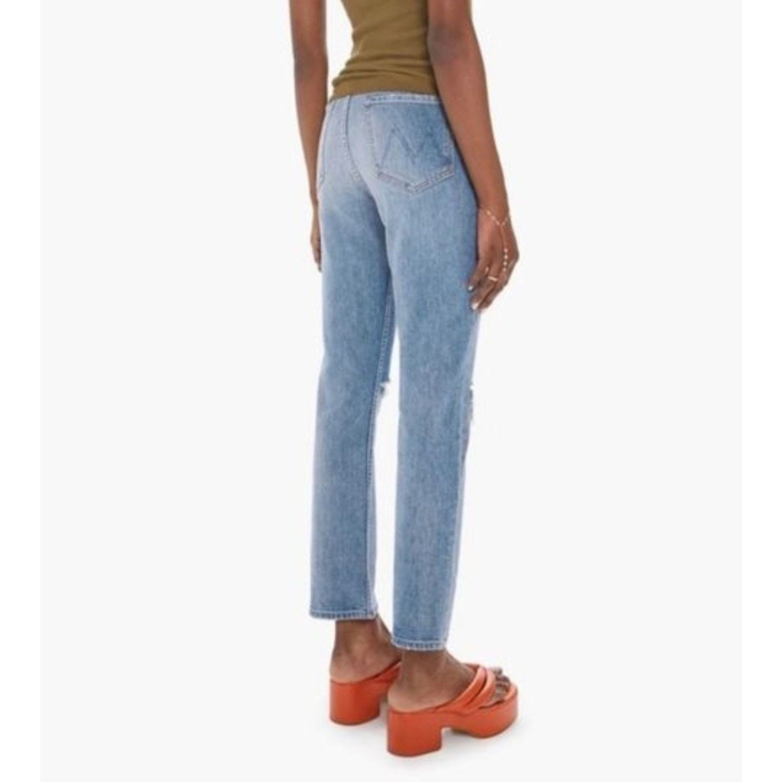 MOTHER Mother Superior High Waisted Rider Flood In Wild And Wicked Size 25" / US 0 / IT 36 - 6 Thumbnail