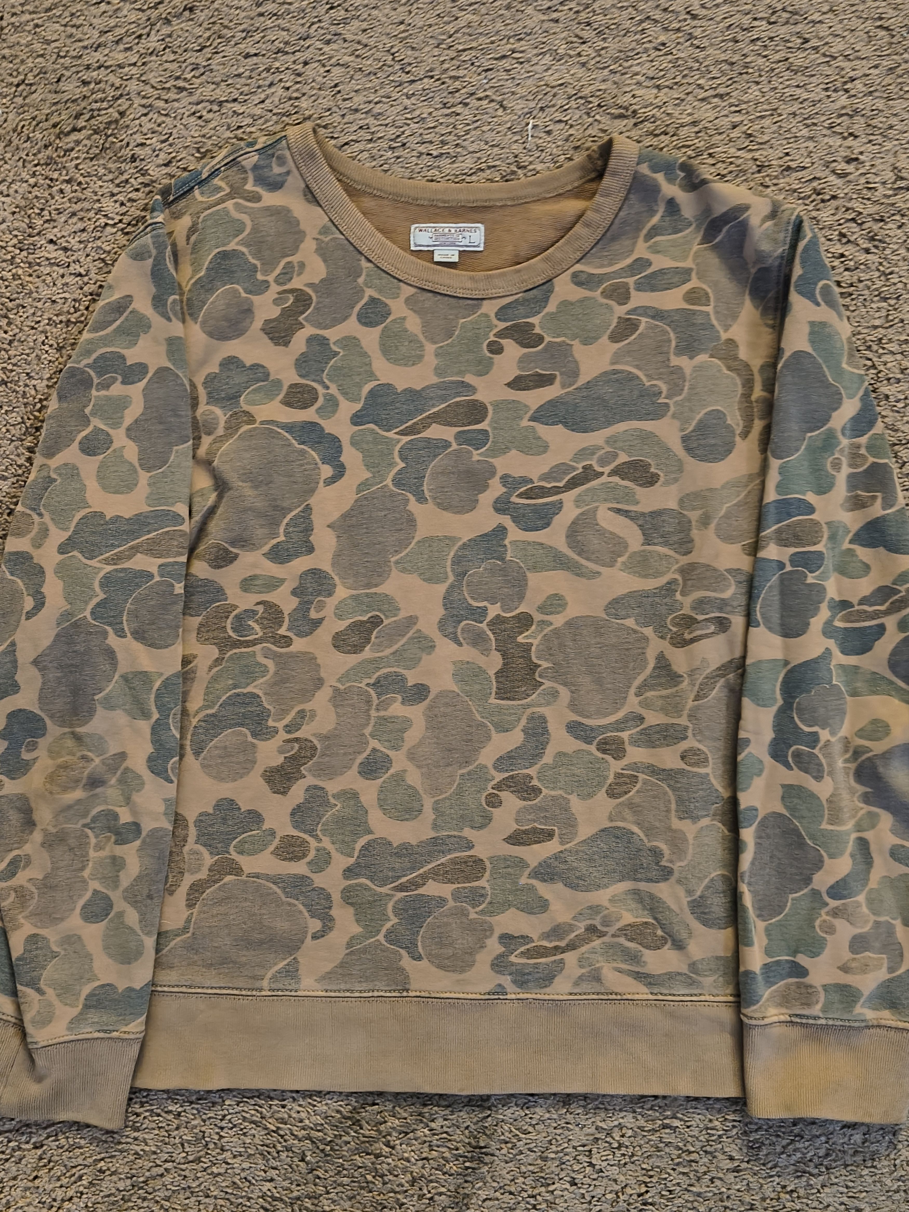 Wallace & Barnes Wallace & Barnes garments of distinction Camo sweater large Size US L / EU 52-54 / 3 - 1 Thumbnail