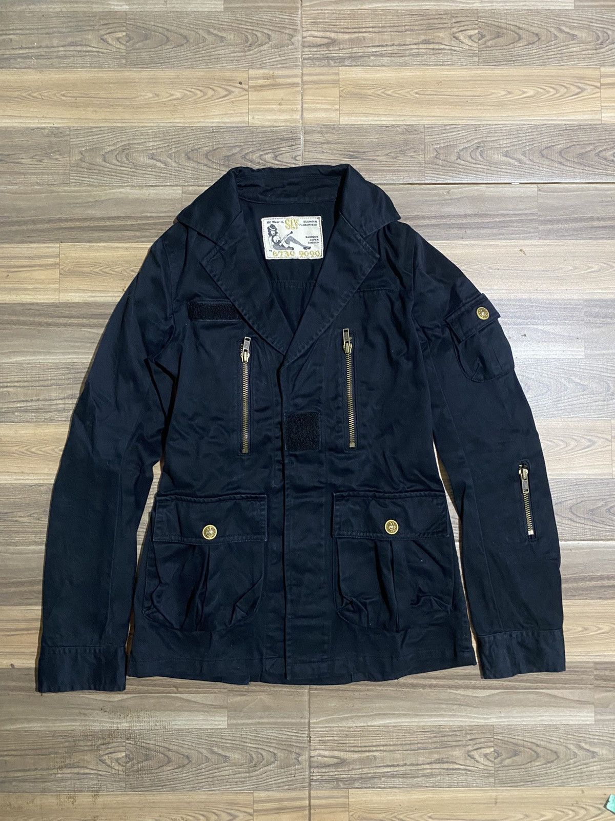 Japanese Brand SLY 6830 9090 MILITARY JACKET UNISEX Size US S / EU 44-46 / 1 - 1 Thumbnail
