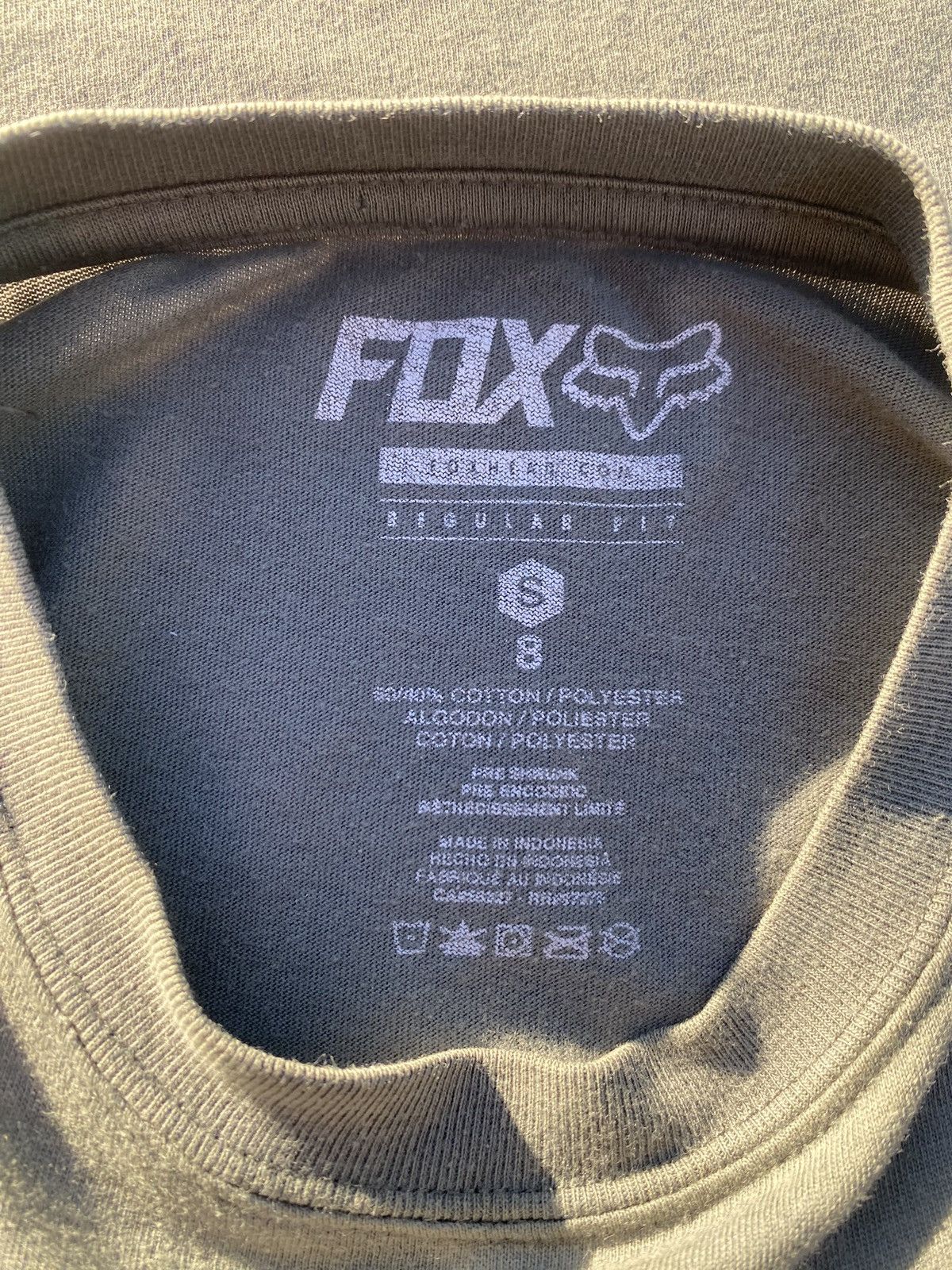 Fox Racing Fox olive green tight tee Size US XS / EU 42 / 0 - 3 Thumbnail