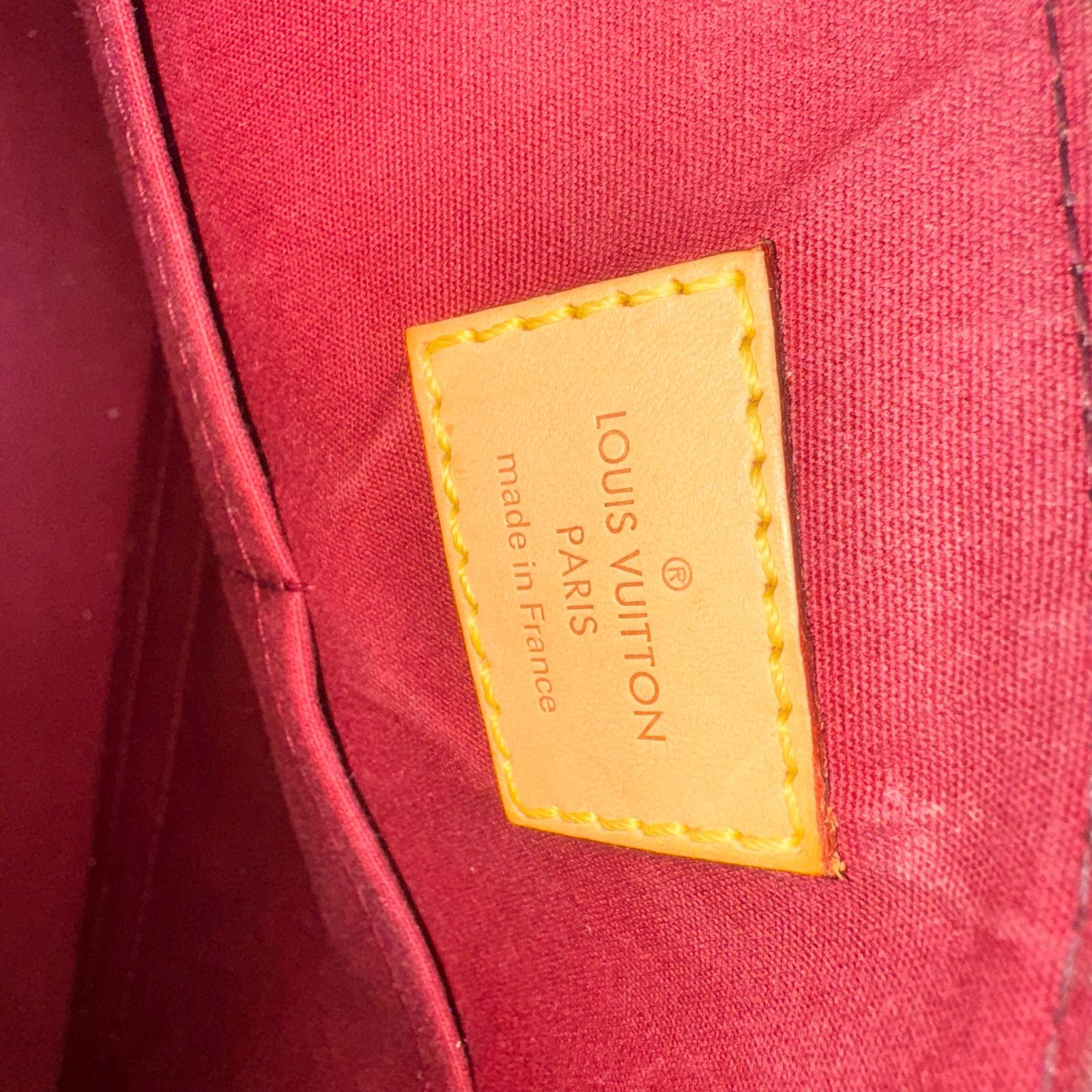 Louis Vuitton Authentic Louis Vuitton Alma Handbag Monogram Vernis SN4114 Size ONE SIZE - 20 Thumbnail